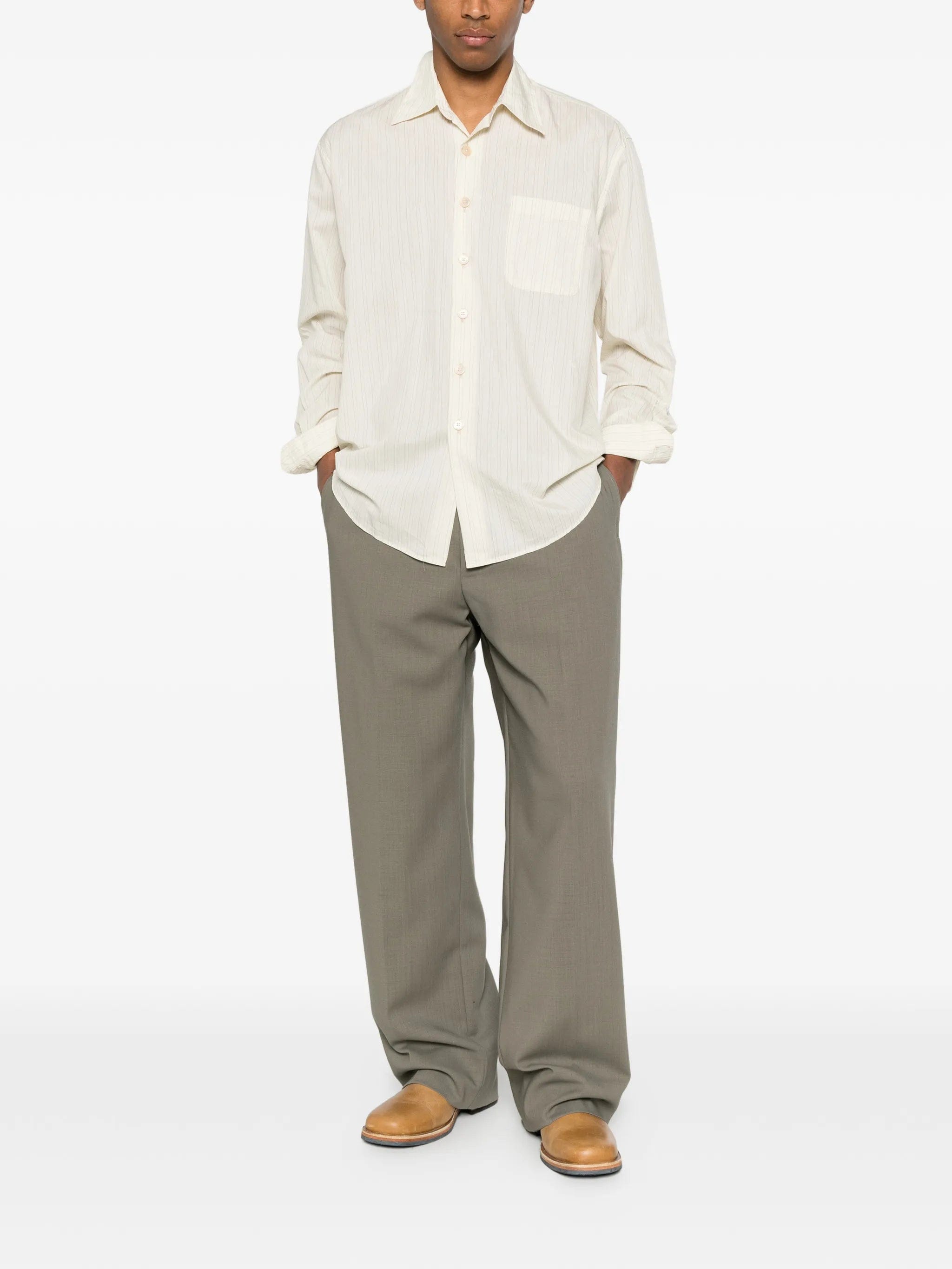 OUR Legacy Above pinstriped shirt