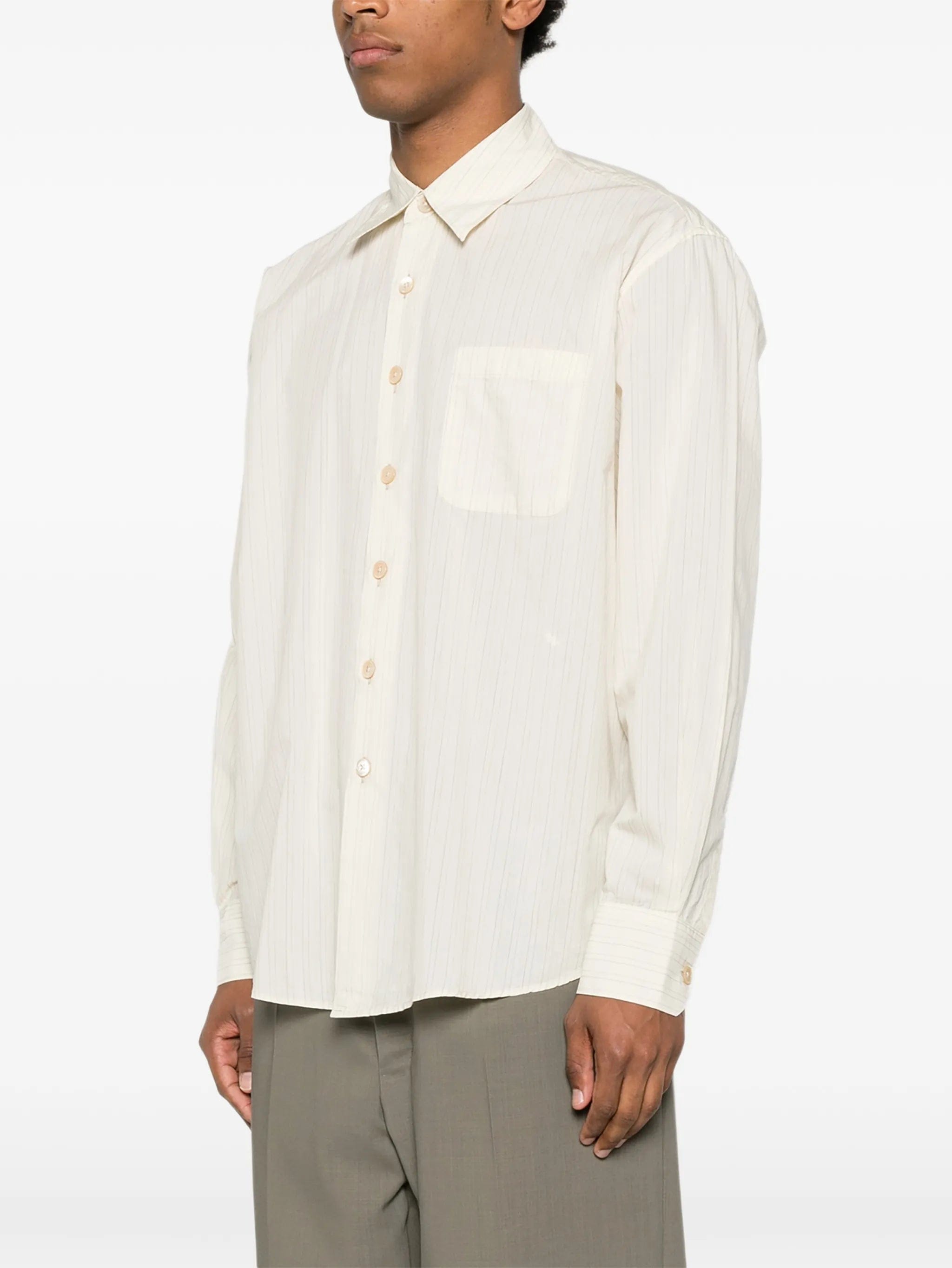 OUR Legacy Above pinstriped shirt