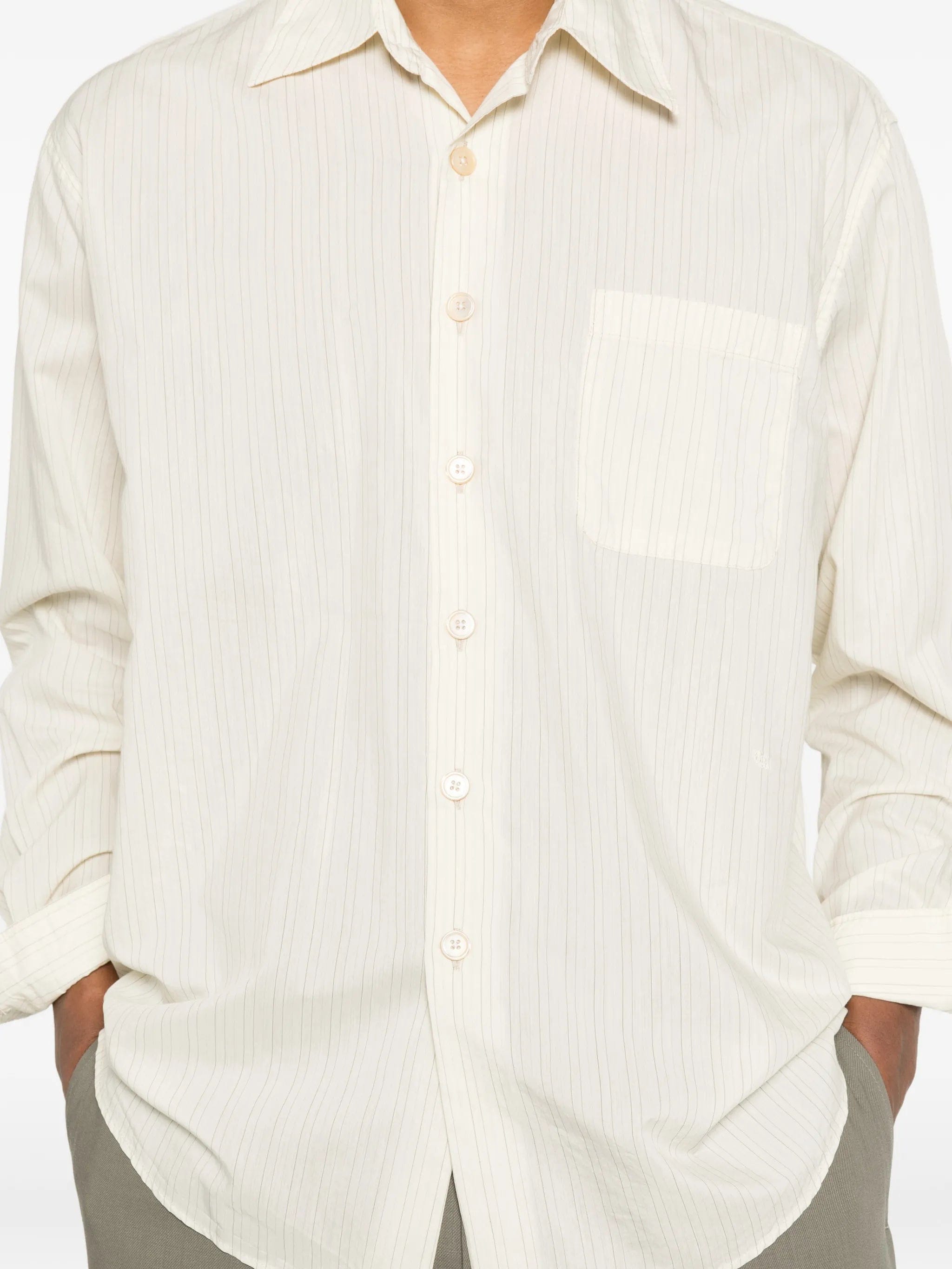 OUR Legacy Above pinstriped shirt