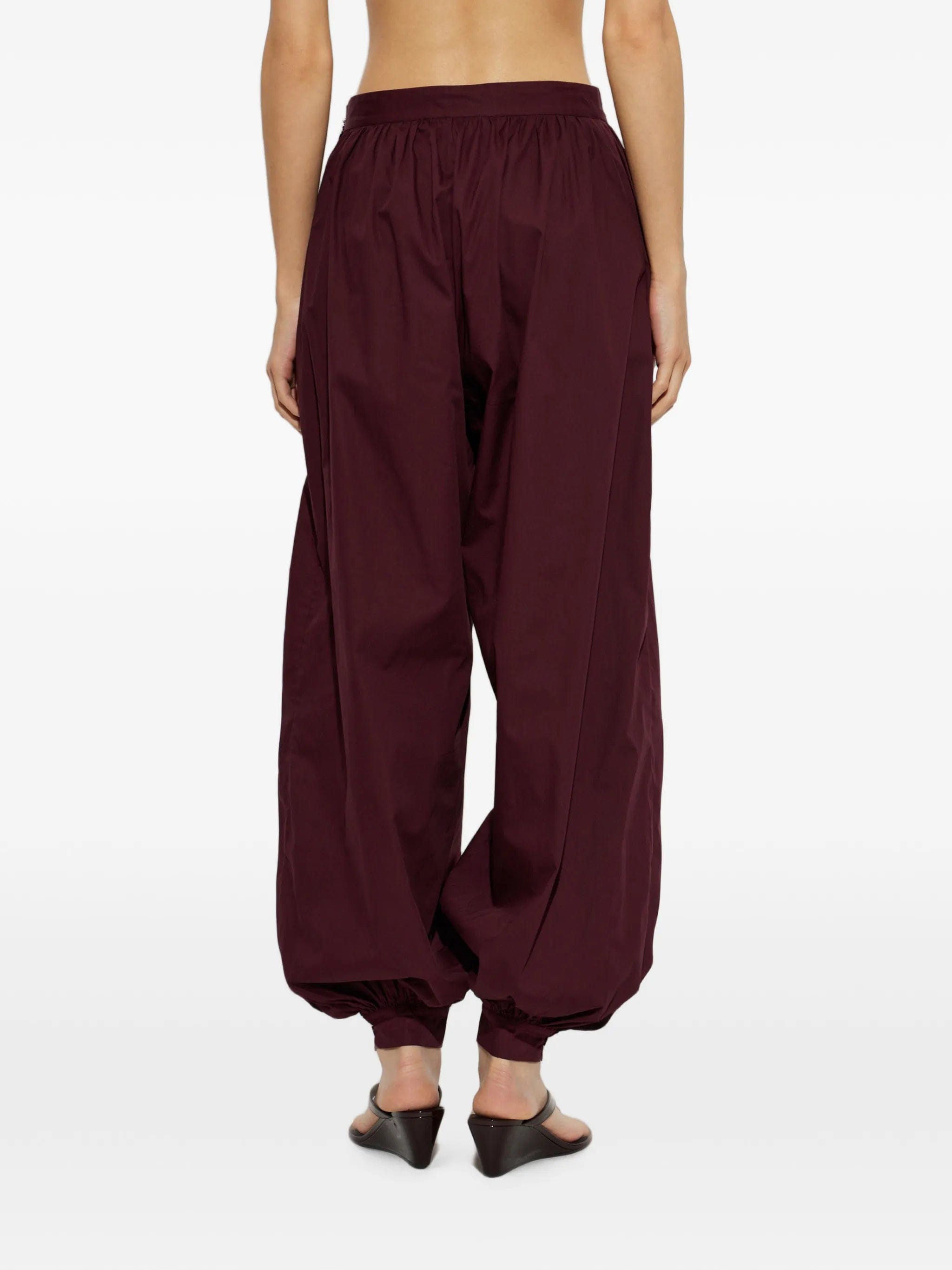 Rotate Birger Christensen gathered - cuff loose - fit trousers
