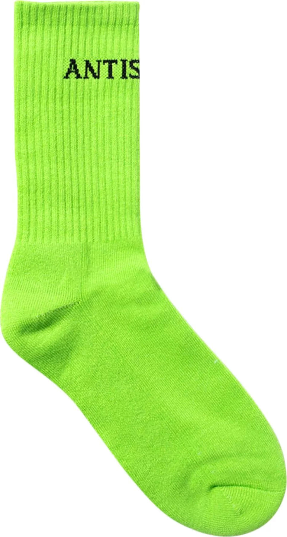 ASSC Anti Social Social Club Catchphrase Socks Green