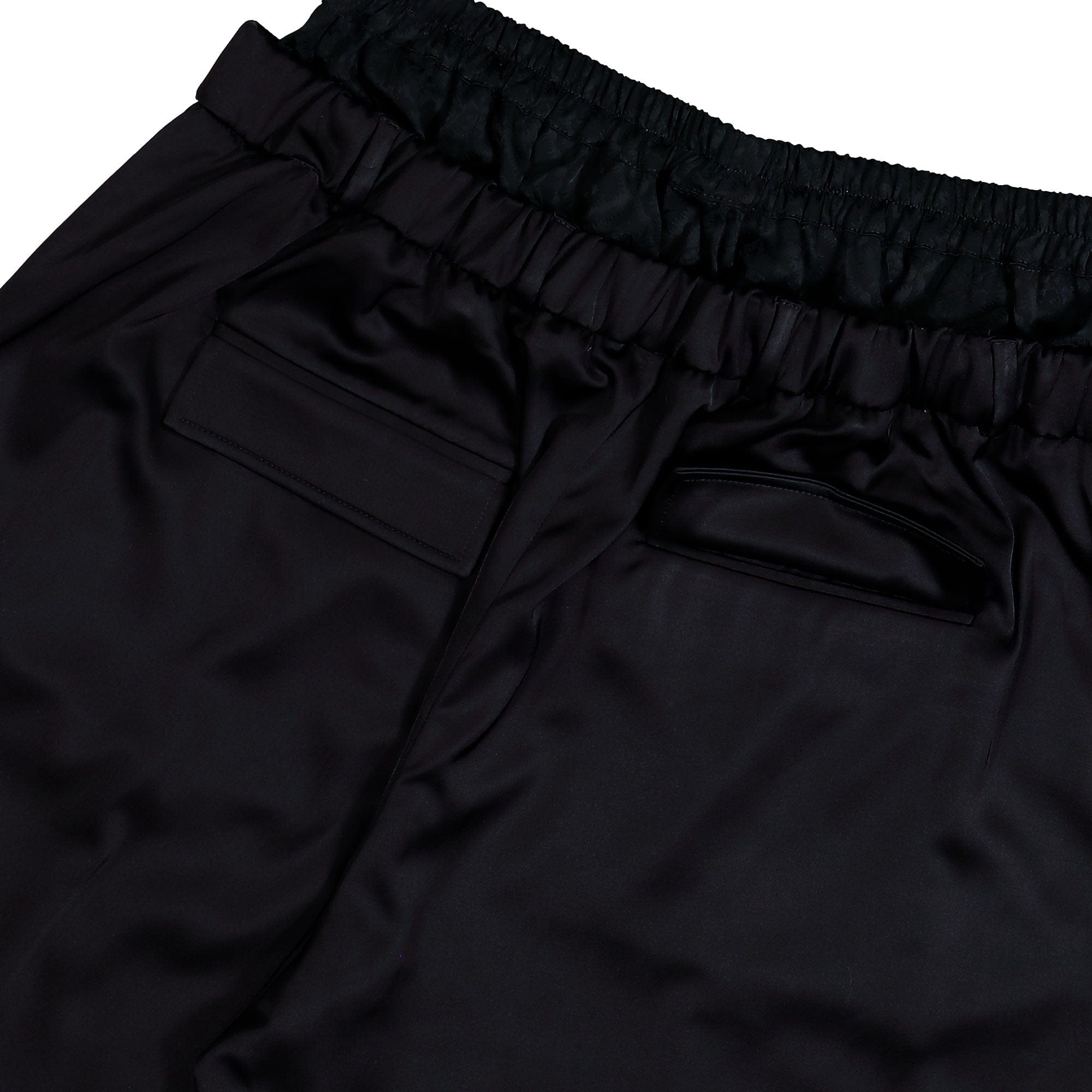 Marine Serre Draped Satin Boxer Waisted Shorts