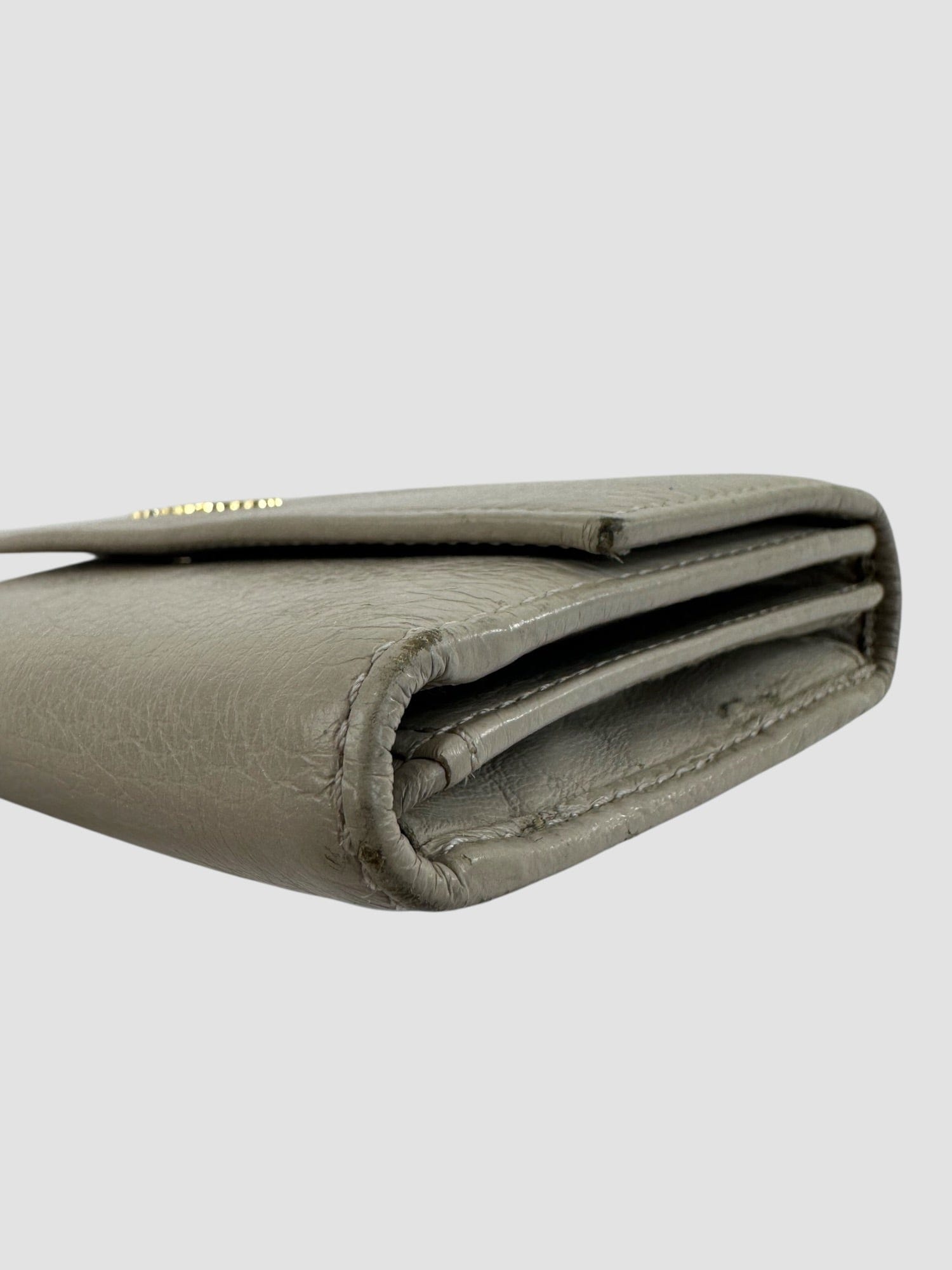 Coccinelle Taupe Long Leather Wallet