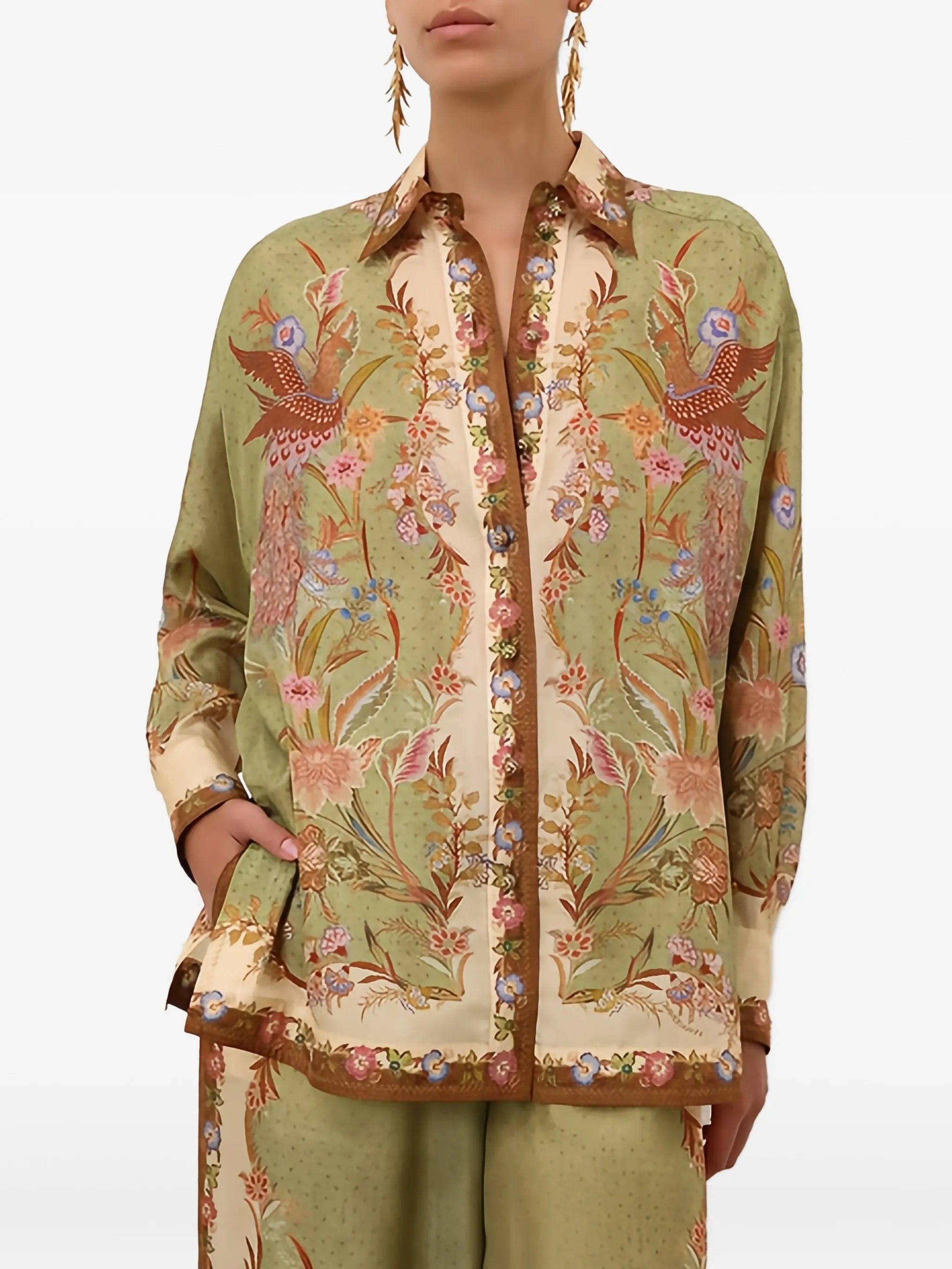 Zimmermann Indra floral - print shirt