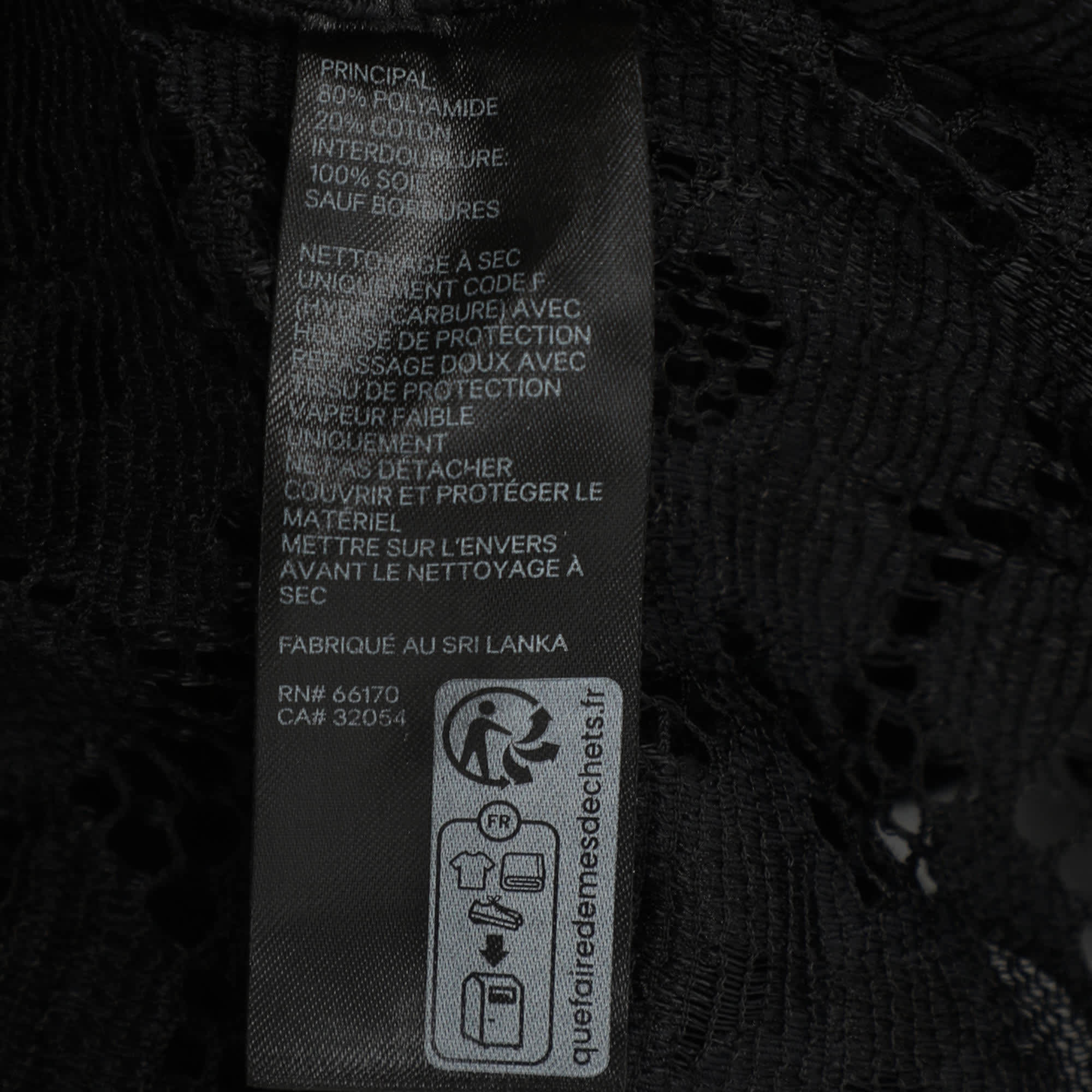 Zimmermann Black Lace Long Sleeve Shirt
