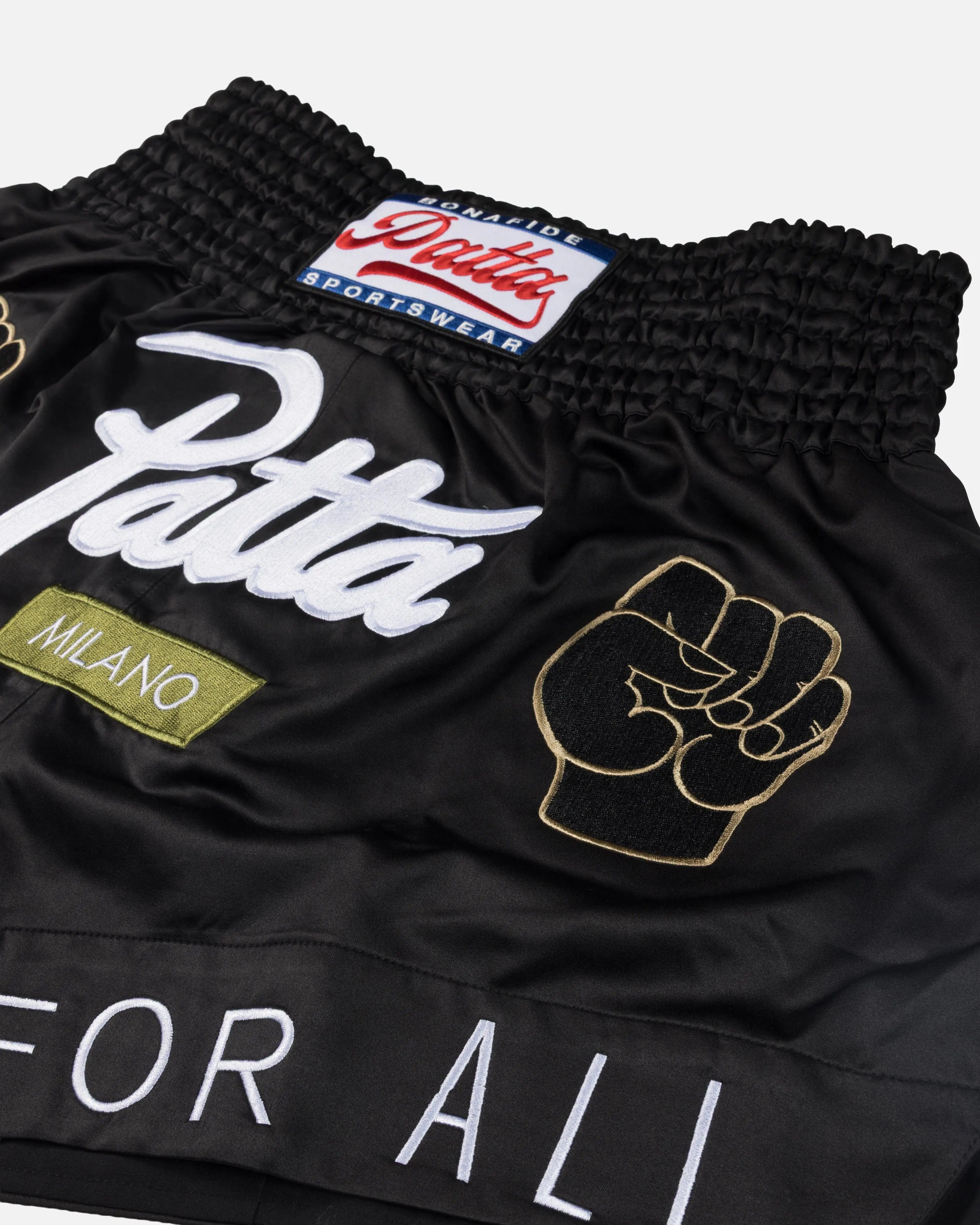 Patta Milano Chapter Muay Thai Shorts (Black)