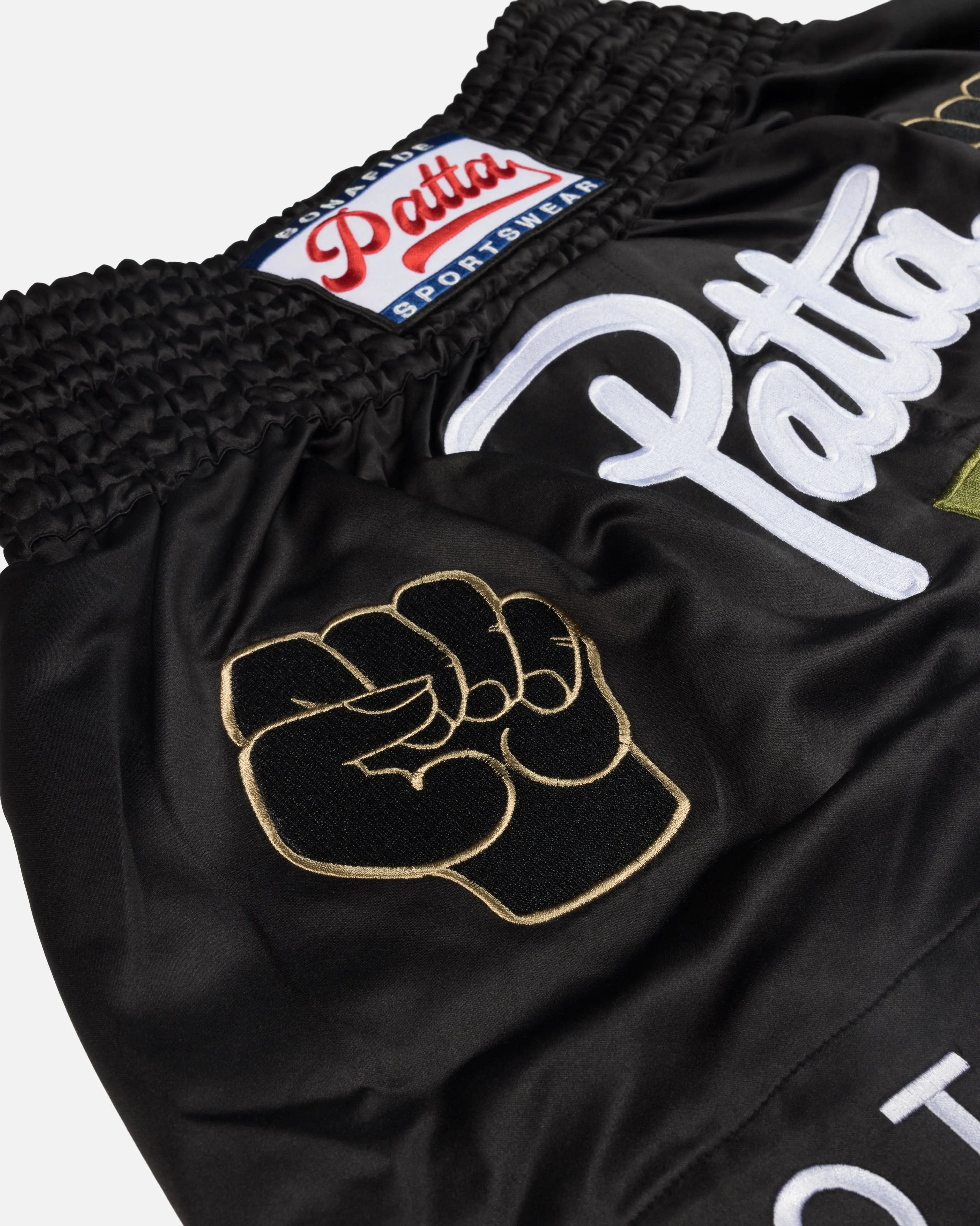 Patta Milano Chapter Muay Thai Shorts (Black)