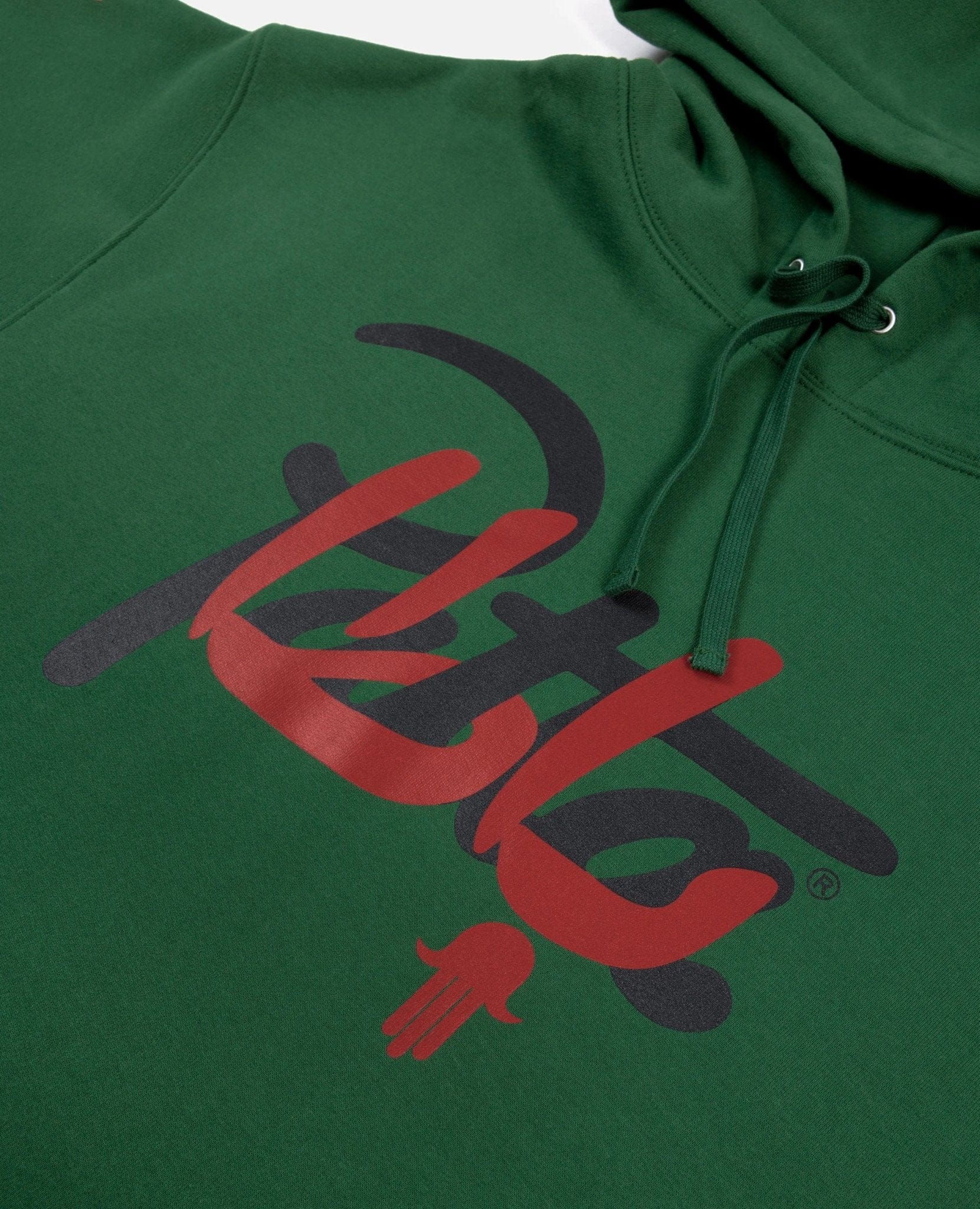 Patta x Andy Wahloo (Hassan Hajjaj) Script Logo Boxy Hooded Sweater (Eden)