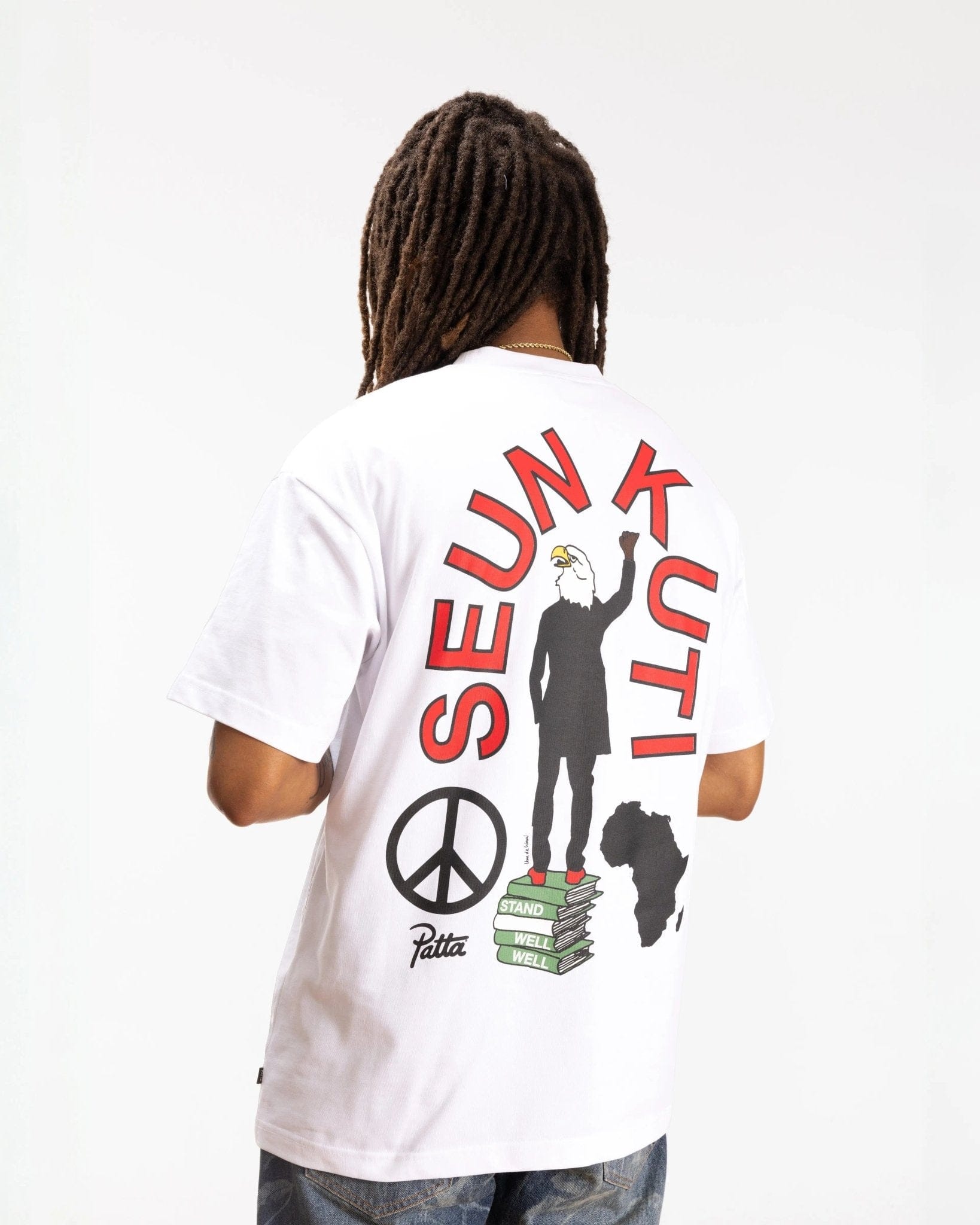 Patta Soundsystem x Seun Kuti T - Shirt (White)