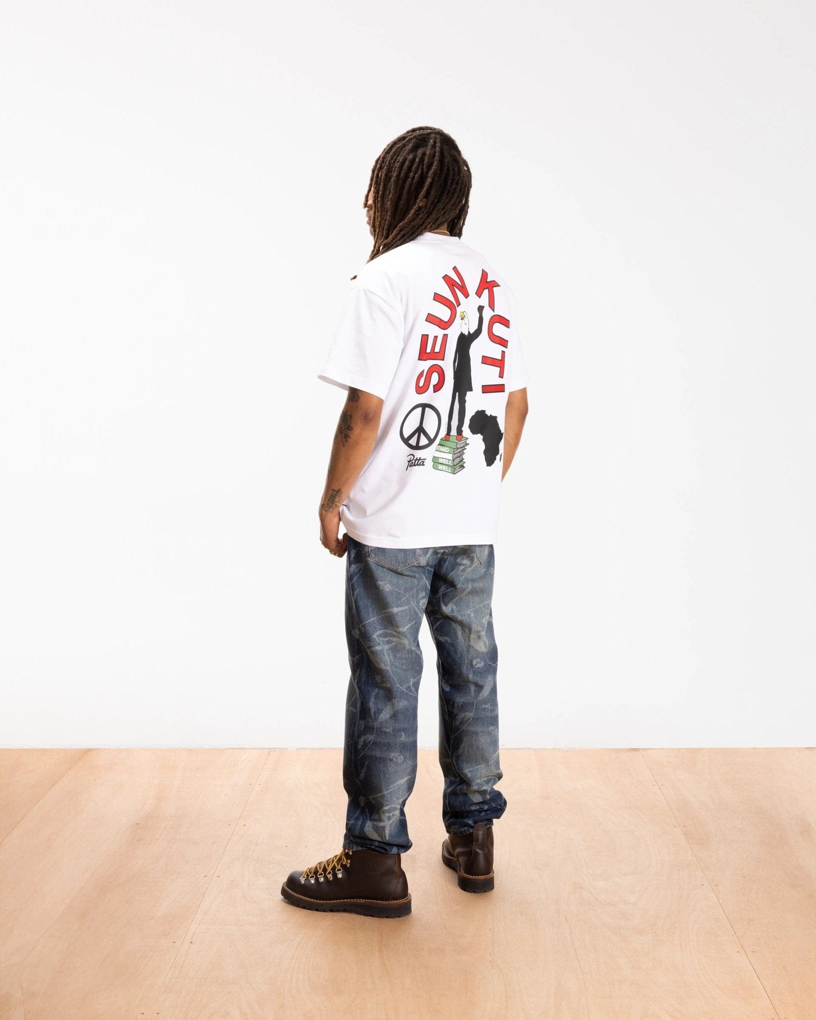 Patta Soundsystem x Seun Kuti T - Shirt (White)