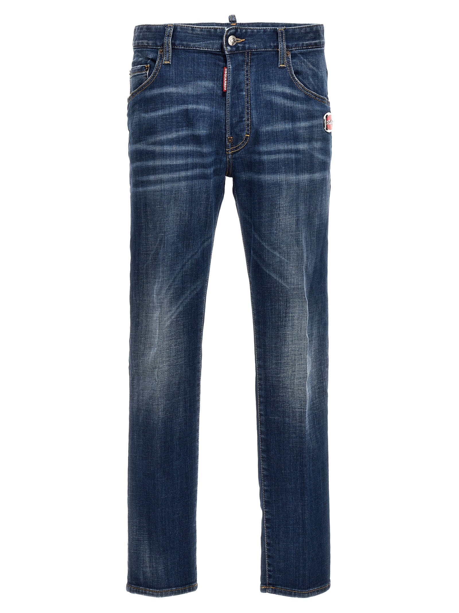 Dsquared² Cotton Relaxed Fit Men's Jeans