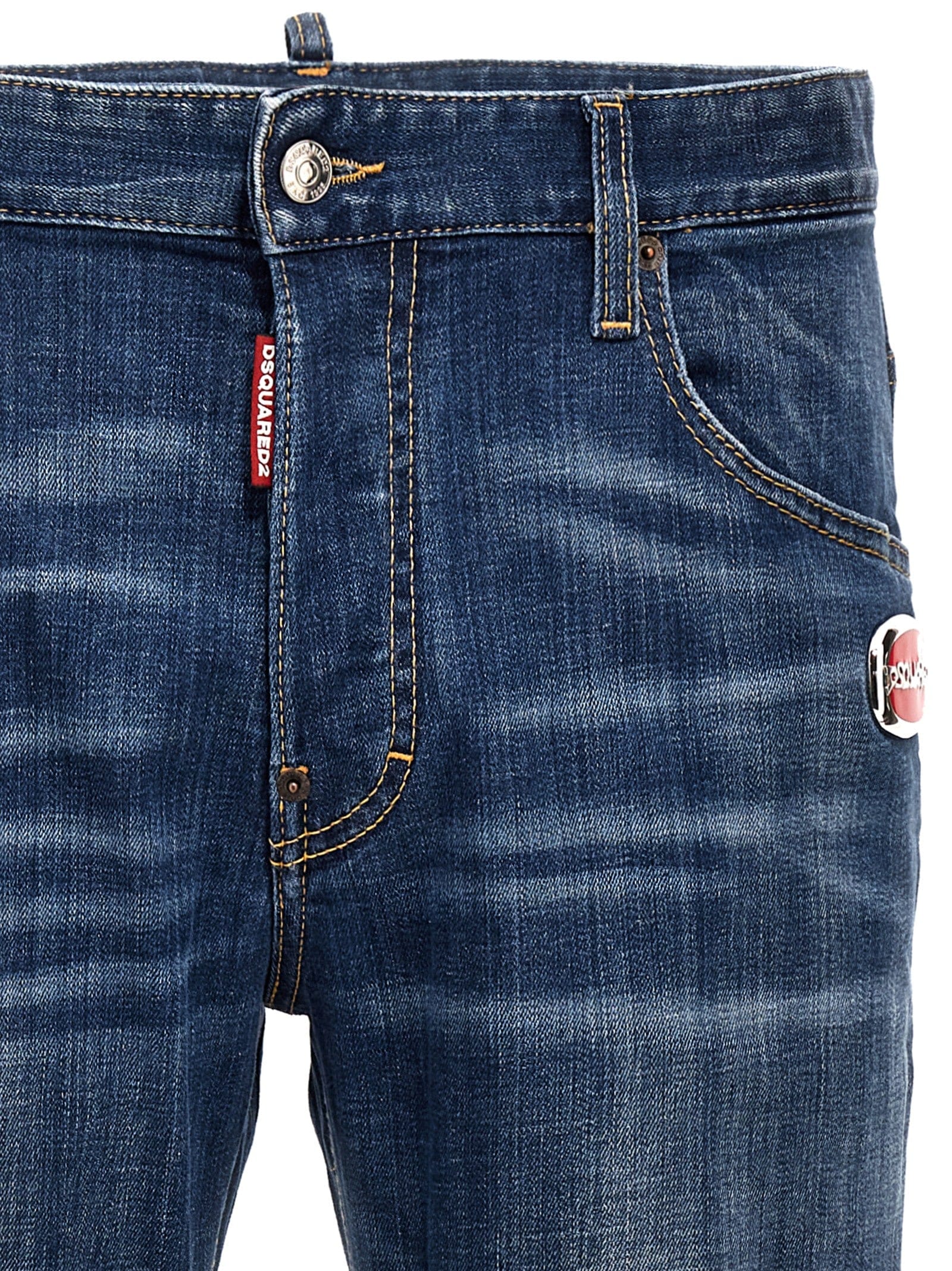 Dsquared² Cotton Relaxed Fit Men's Jeans