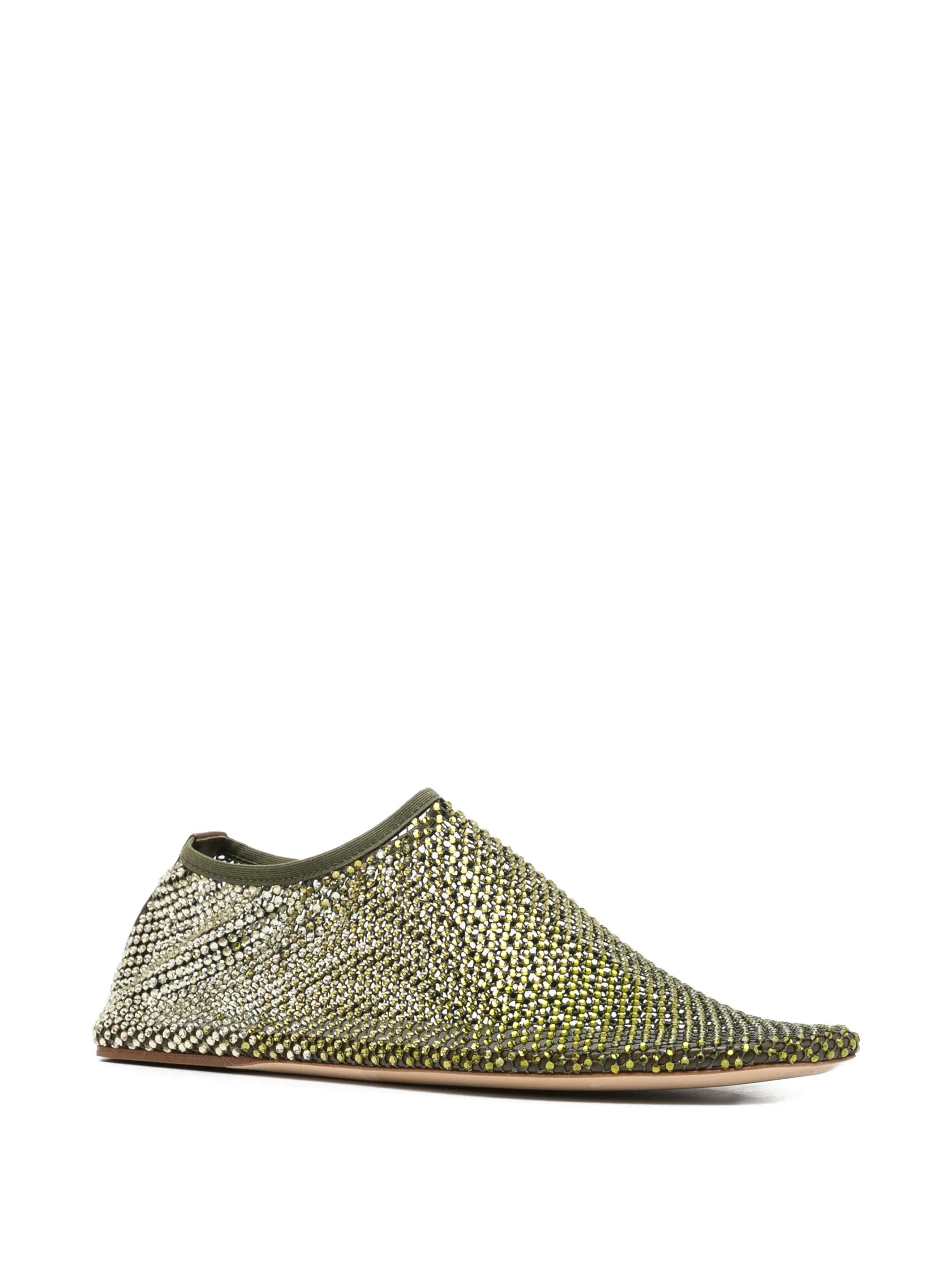 Christopher Esber Minette crystal - embellished ballet flats