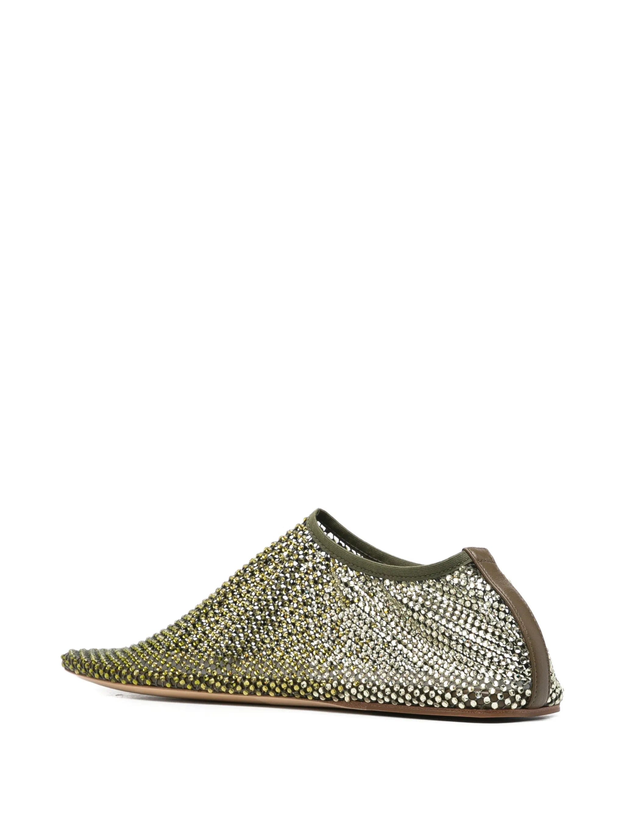 Christopher Esber Minette crystal - embellished ballet flats