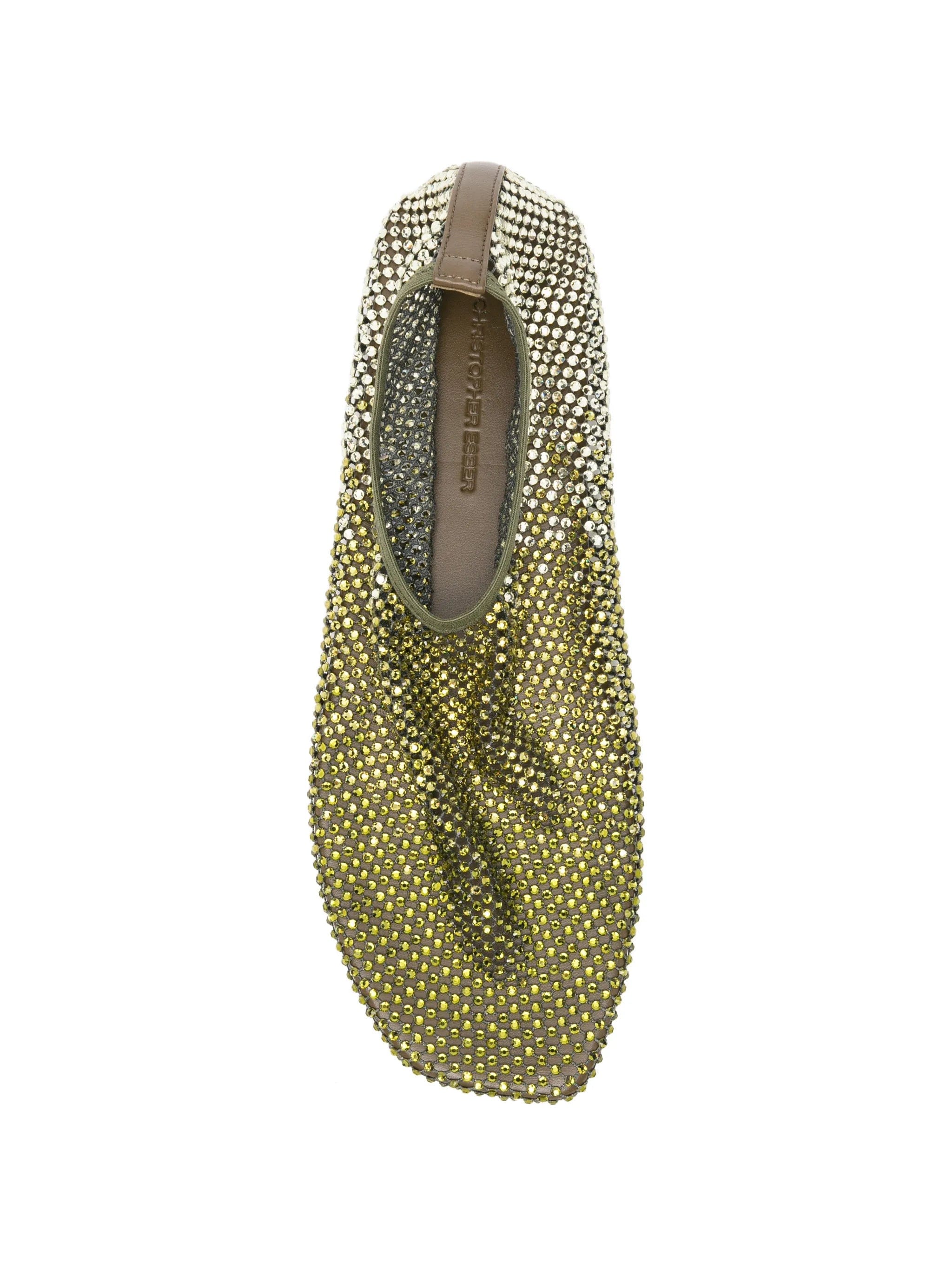 Christopher Esber Minette crystal - embellished ballet flats