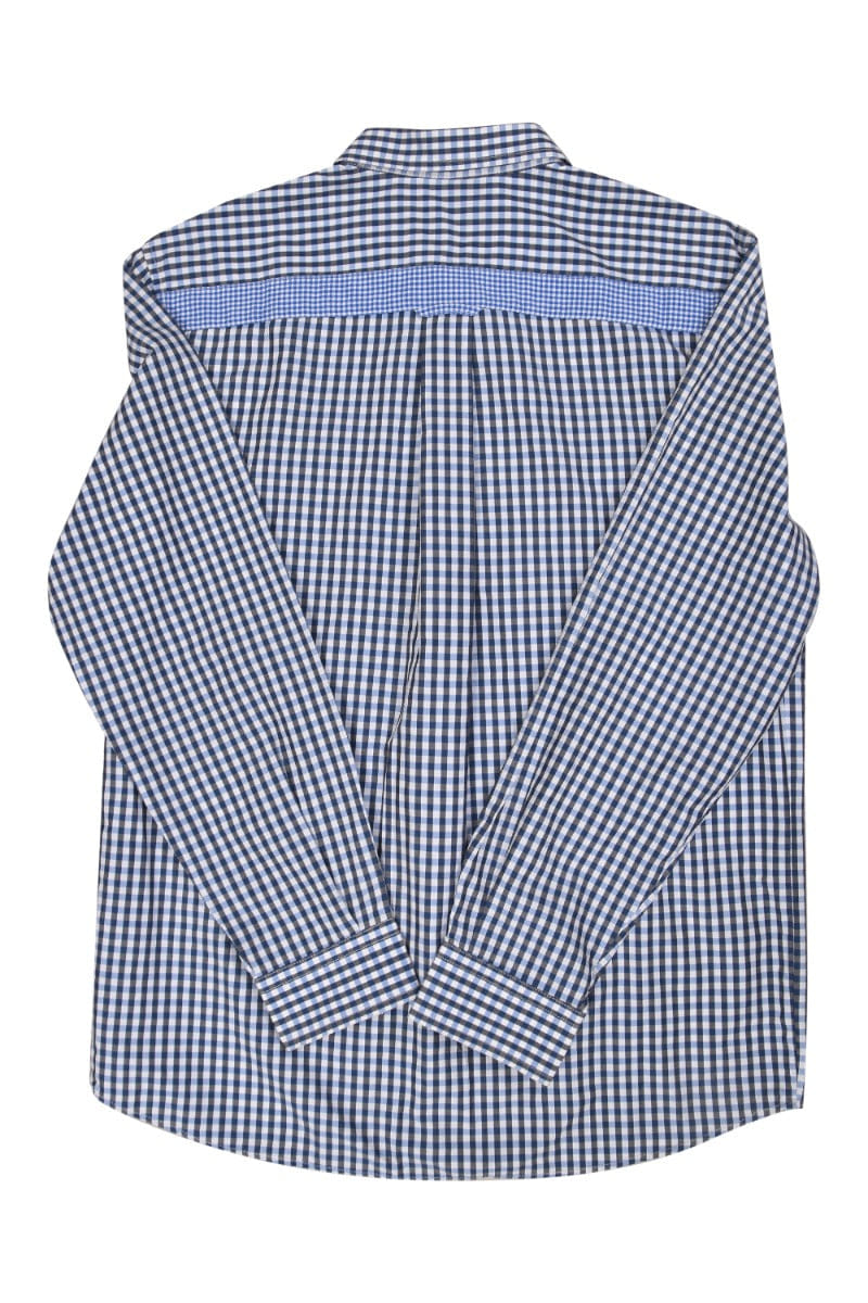 Fred Perry Checked Blue Shirt