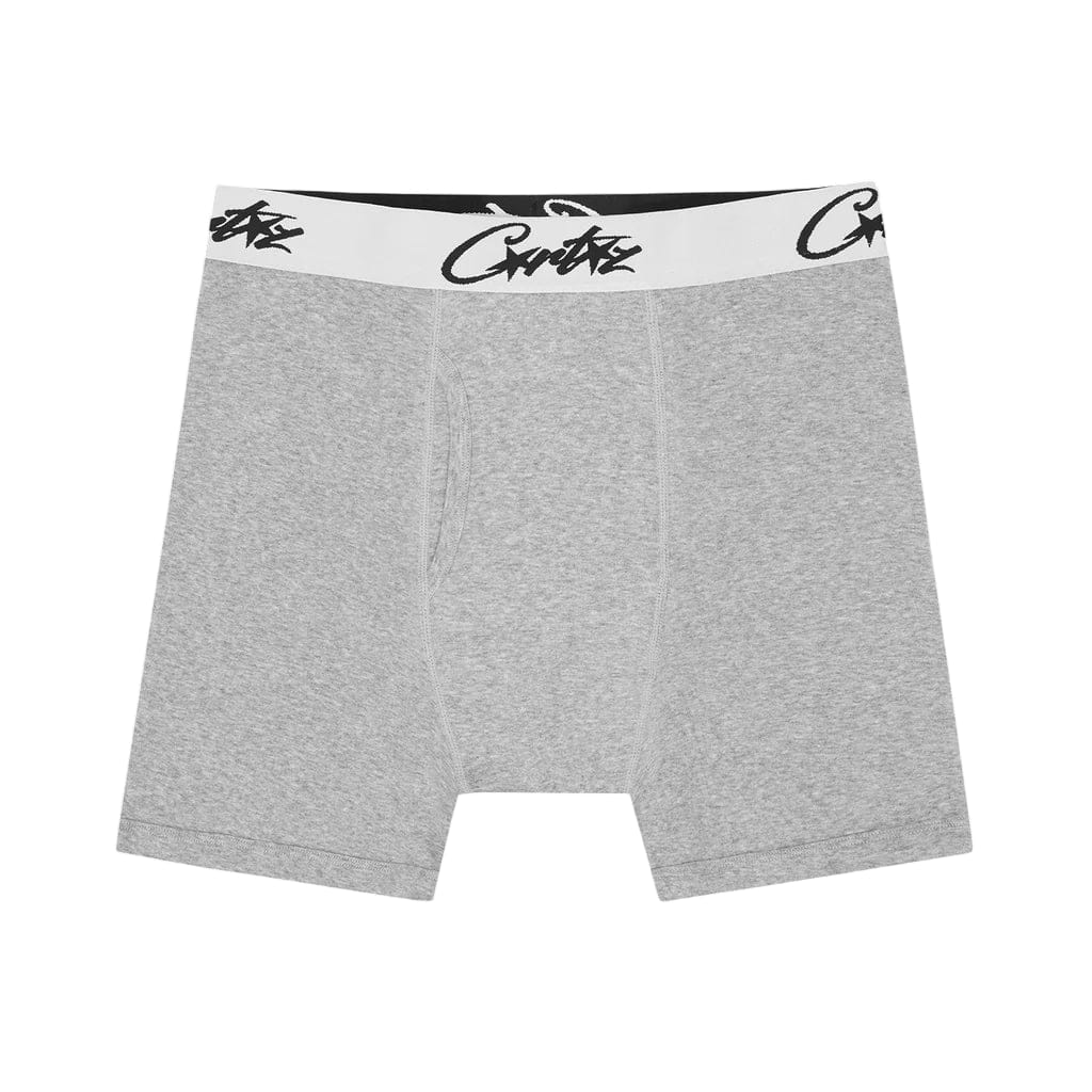 Corteiz Allstarz Boxers (3 Pack) Grey