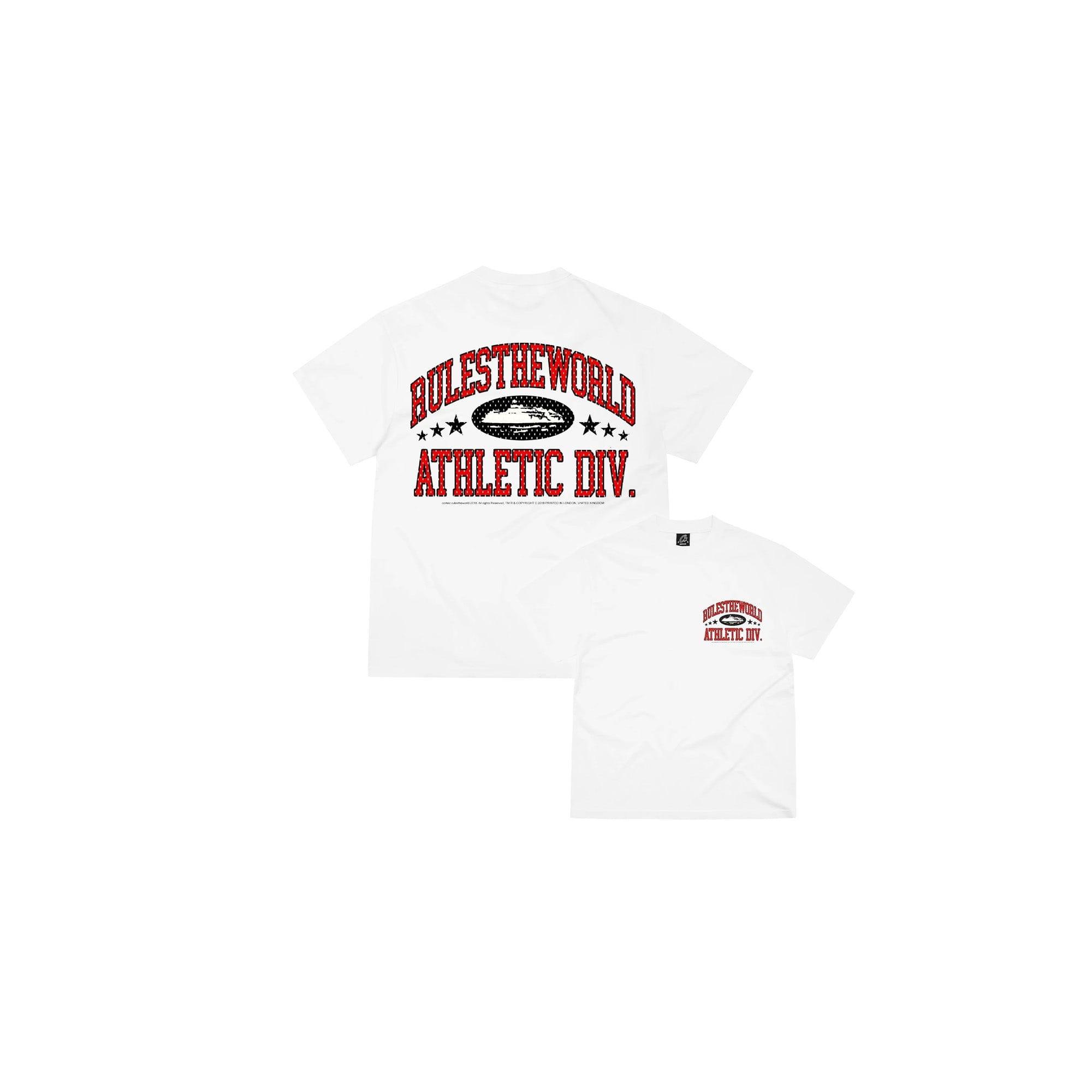 Corteiz RTW Athletic Division T-Shirt White Red