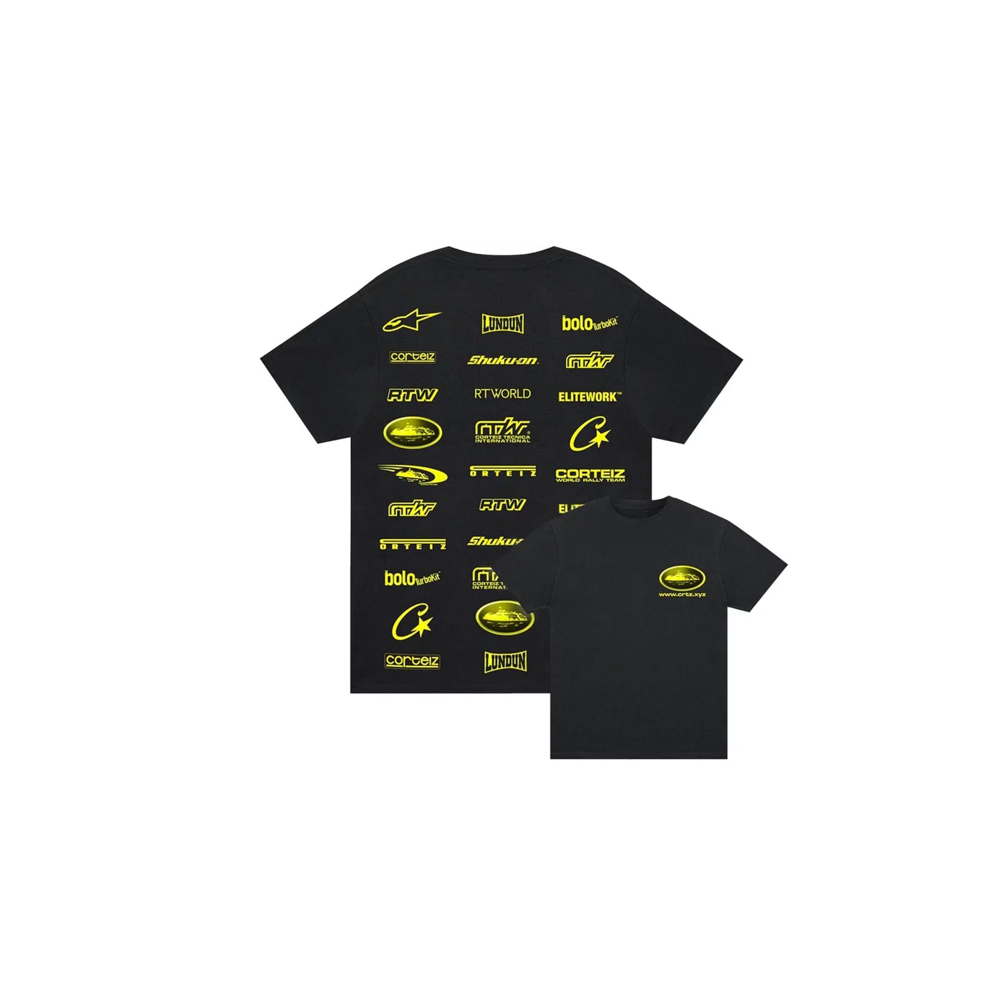 Corteiz Rally Vinylz T-Shirt Black