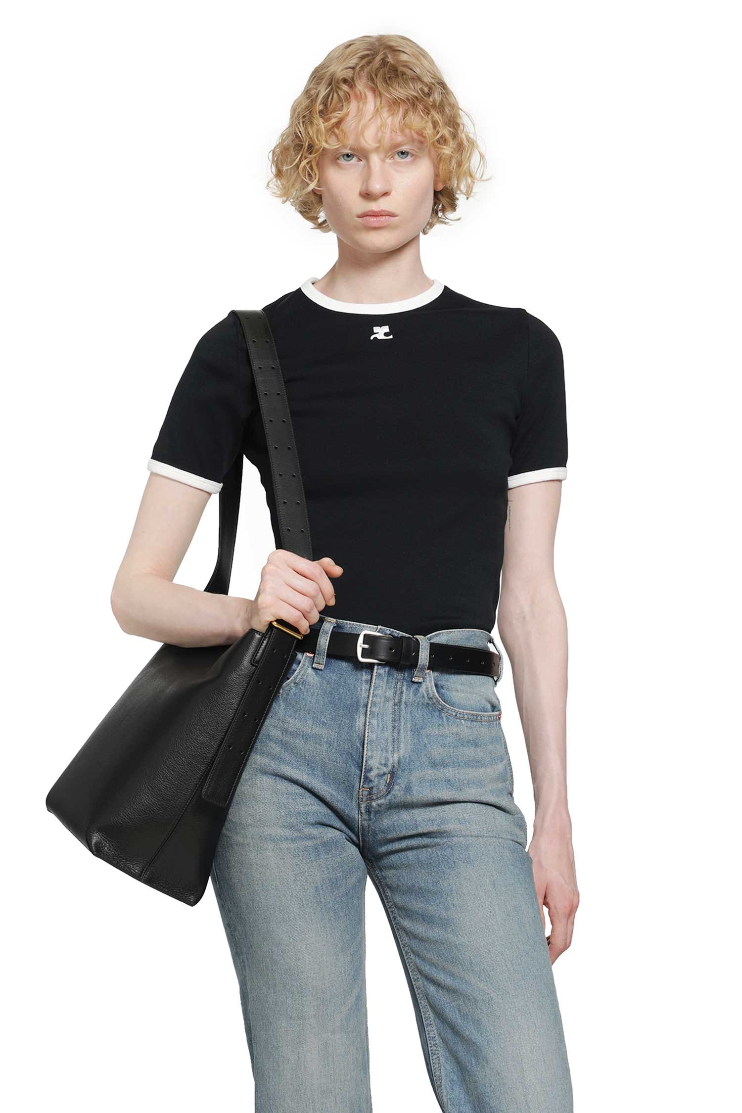 Courrèges Signature Contrast T - Shirt