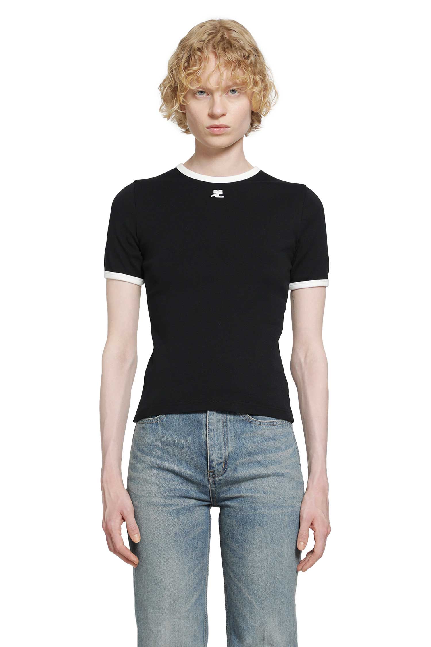 Courrèges Signature Contrast T - Shirt