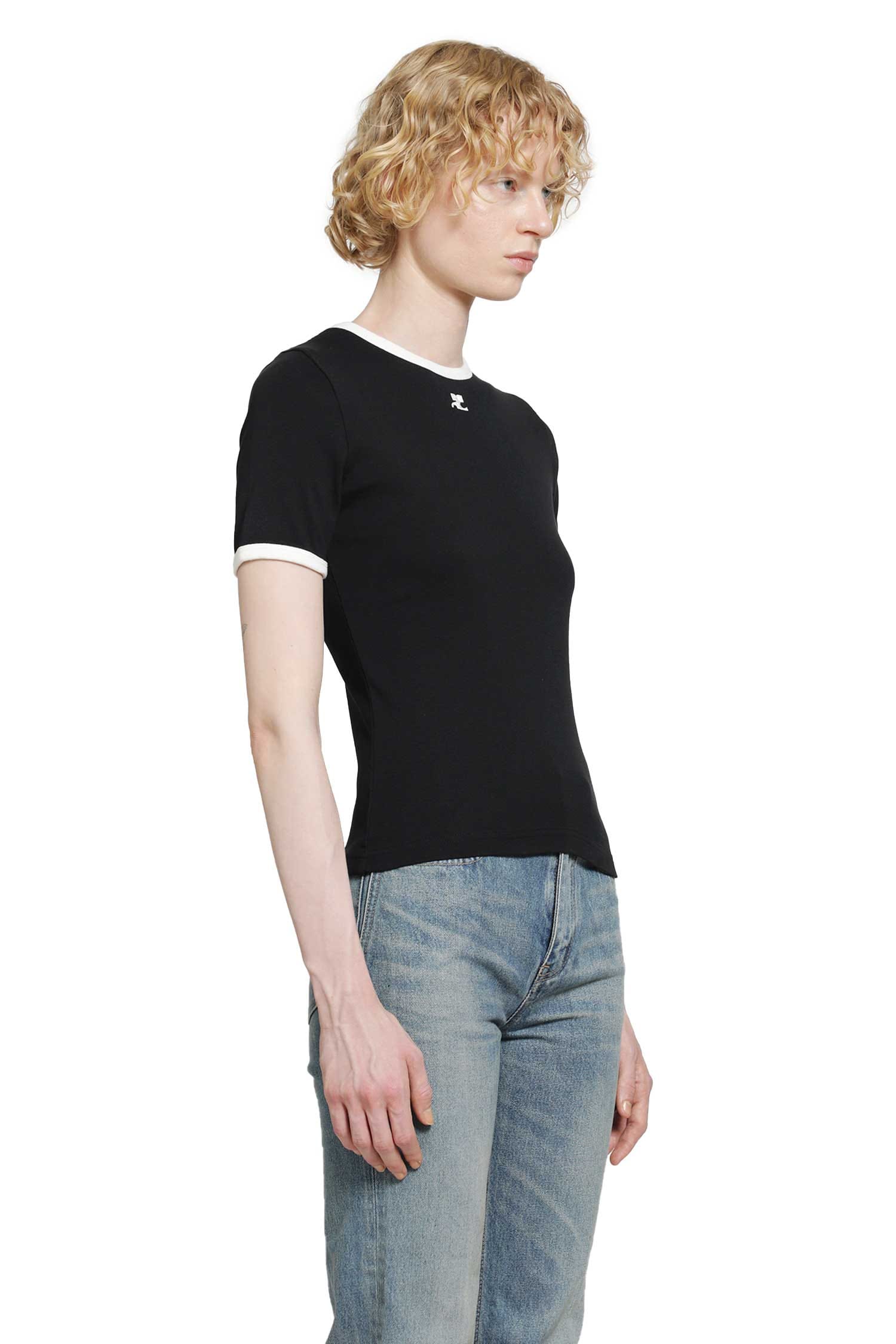 Courrèges Signature Contrast T - Shirt