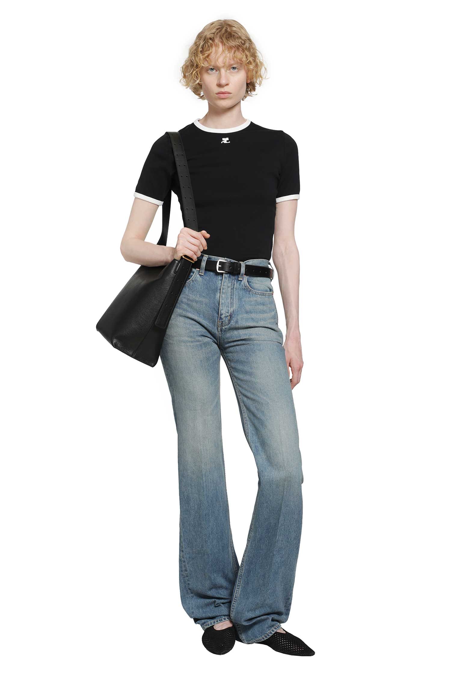 Courrèges Signature Contrast T - Shirt