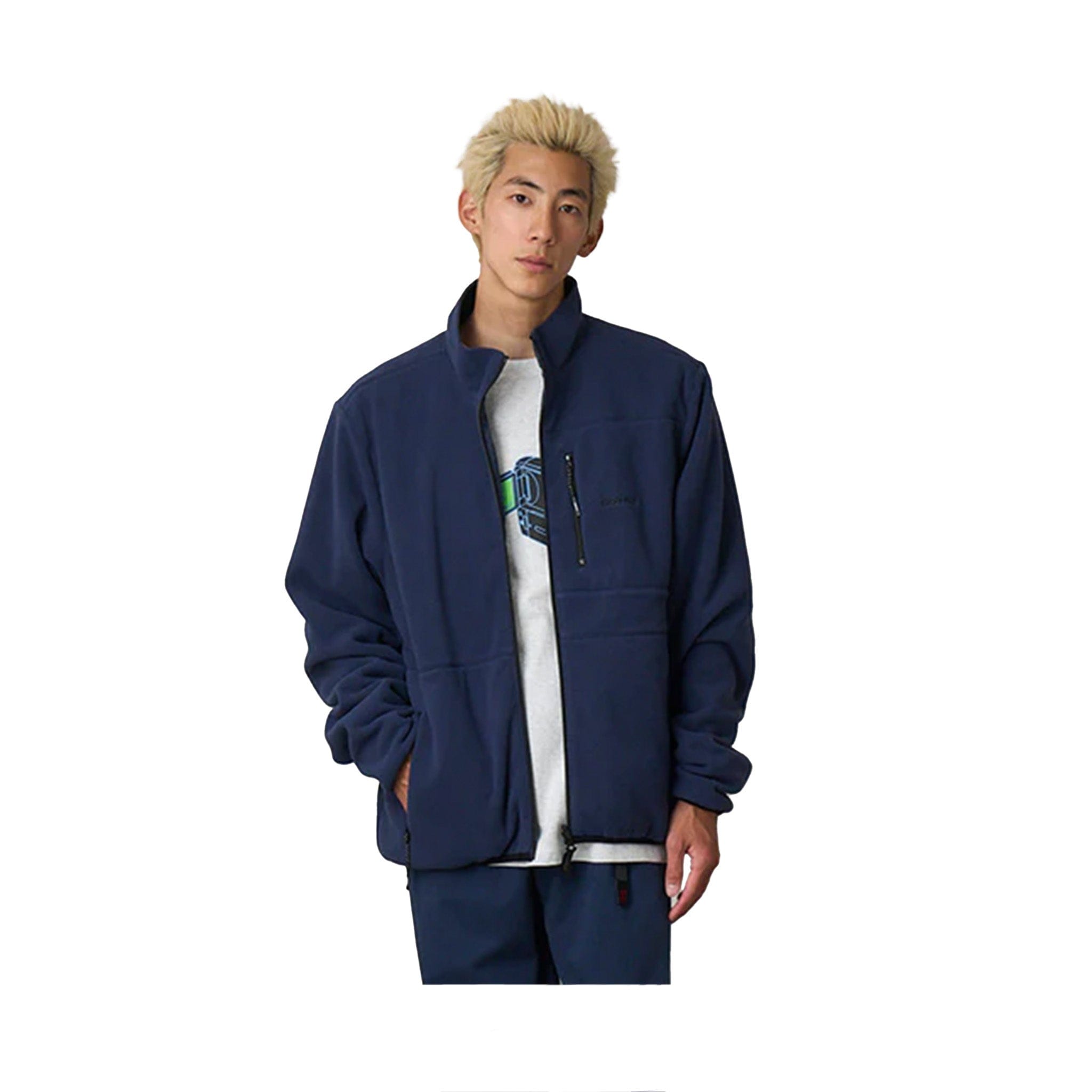 Gramicci Thermal Fleece Reversible Jacket – Navy