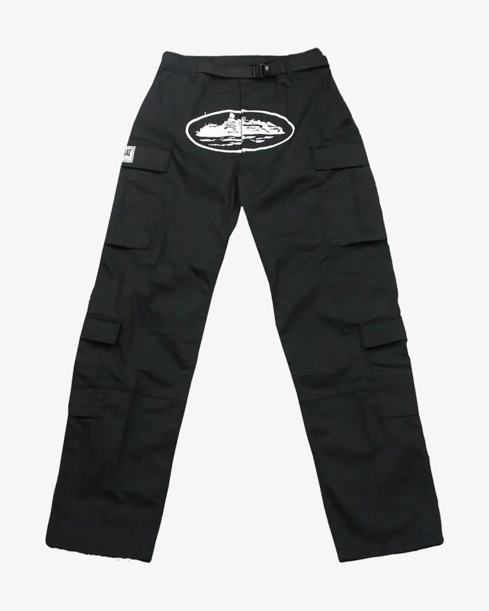 CORTEIZ GUERILLAZ BLACK WHITE CARGO PANT