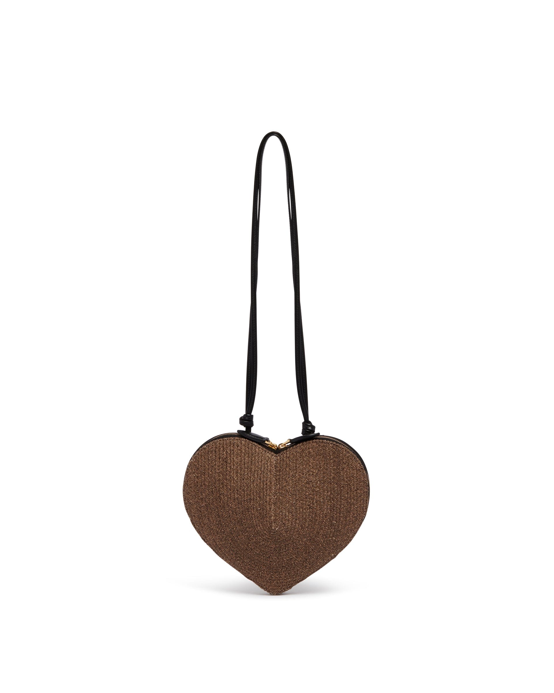 Alaia Borsa Le Coeur In Cannucce Di Carta Marrone