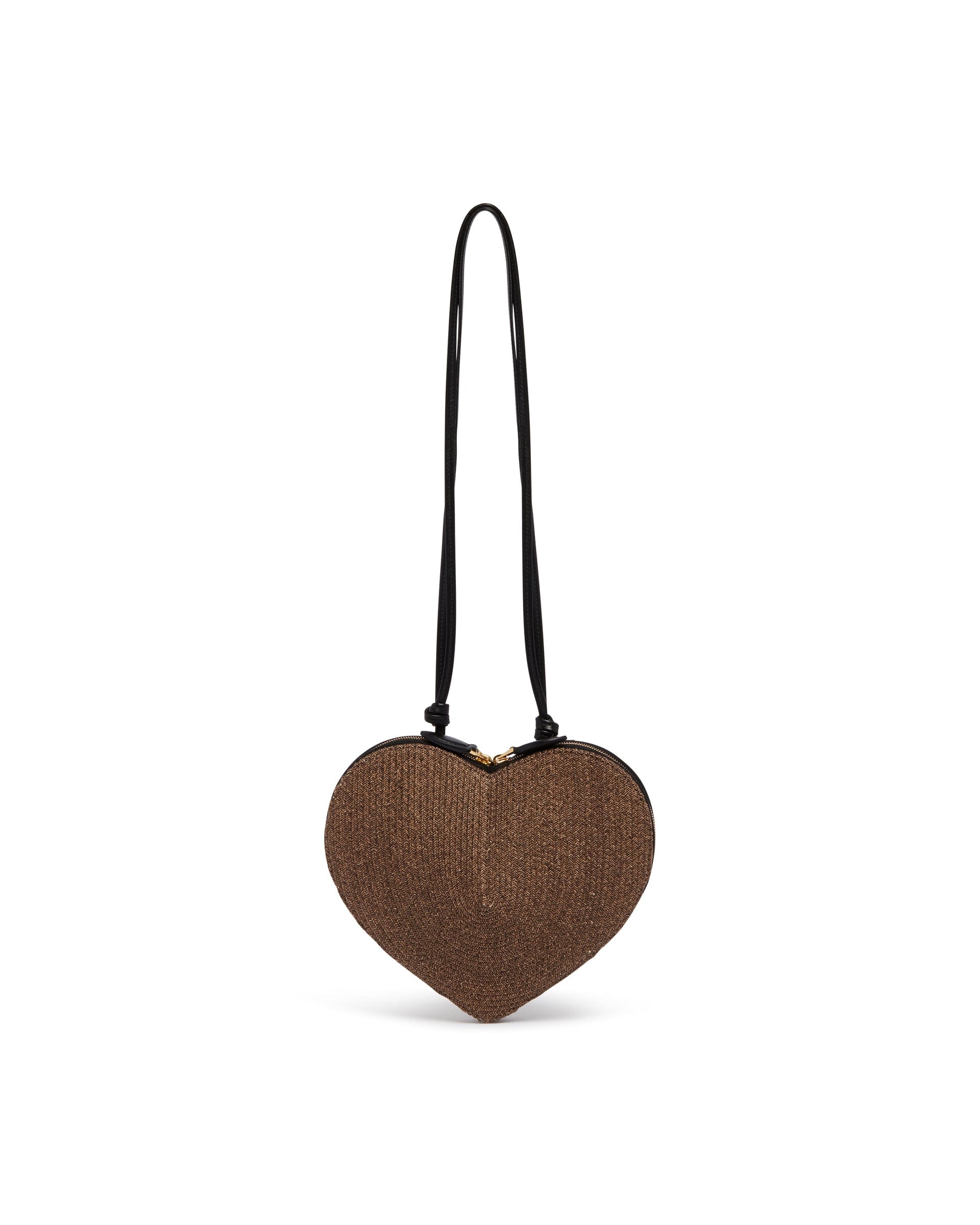 Alaia Borsa Le Coeur In Cannucce Di Carta Marrone