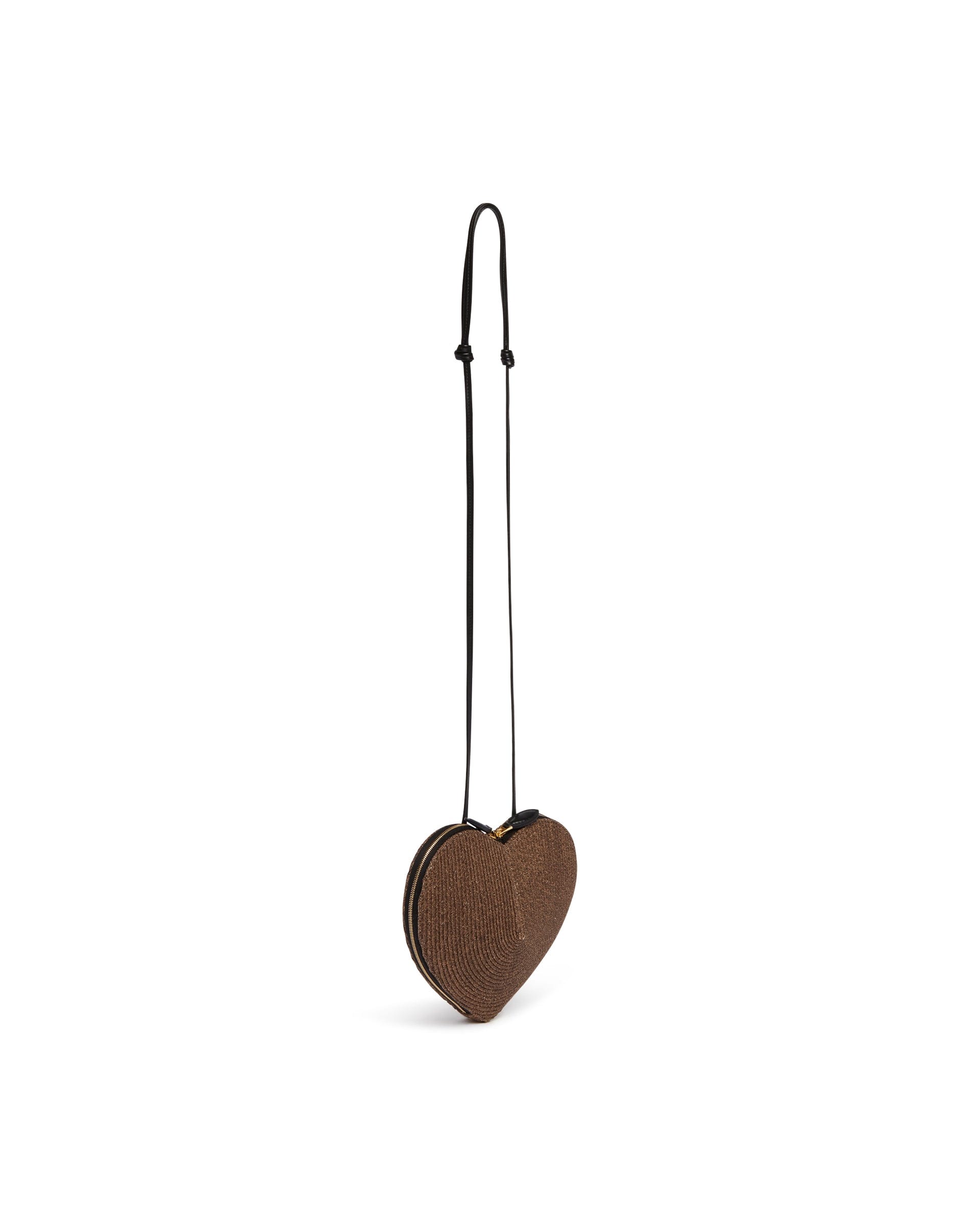 Alaia Borsa Le Coeur In Cannucce Di Carta Marrone