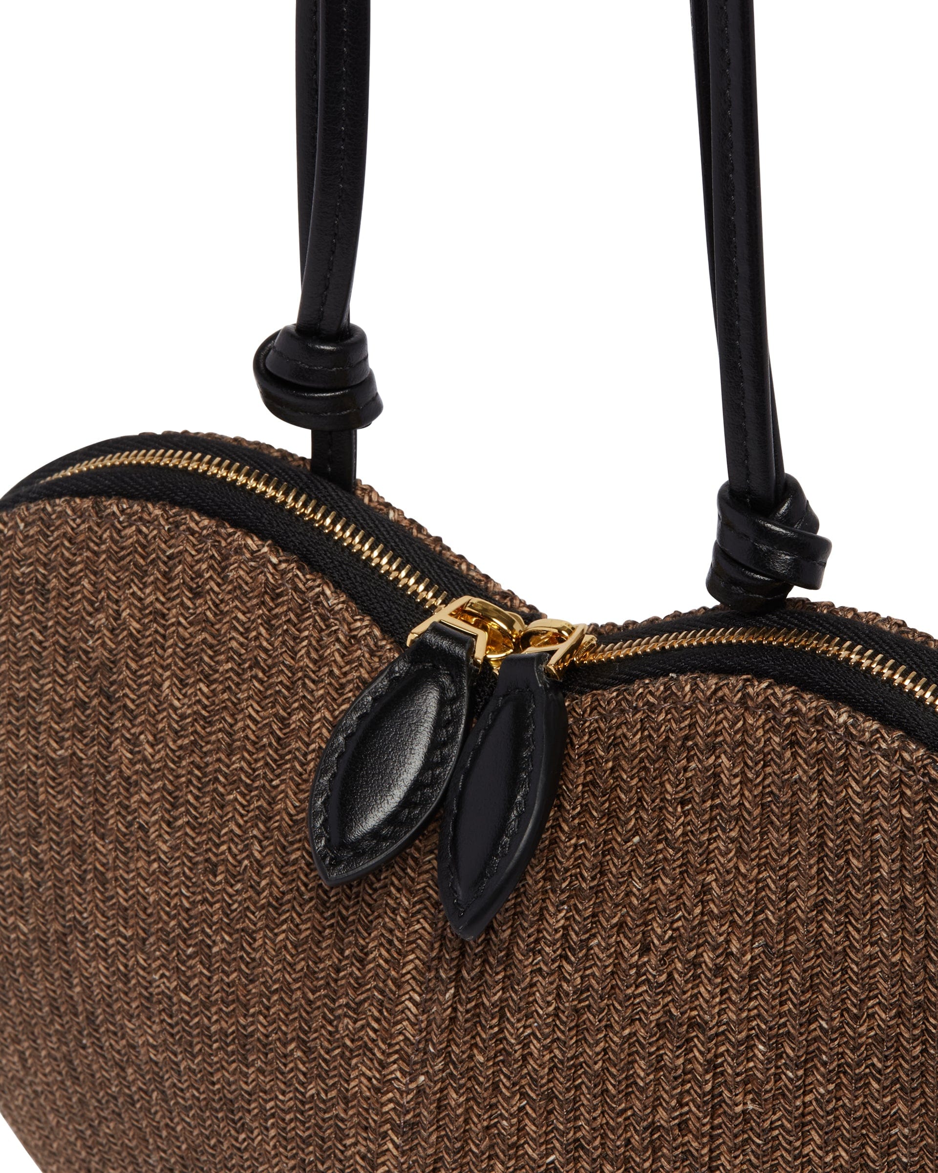 Alaia Borsa Le Coeur In Cannucce Di Carta Marrone