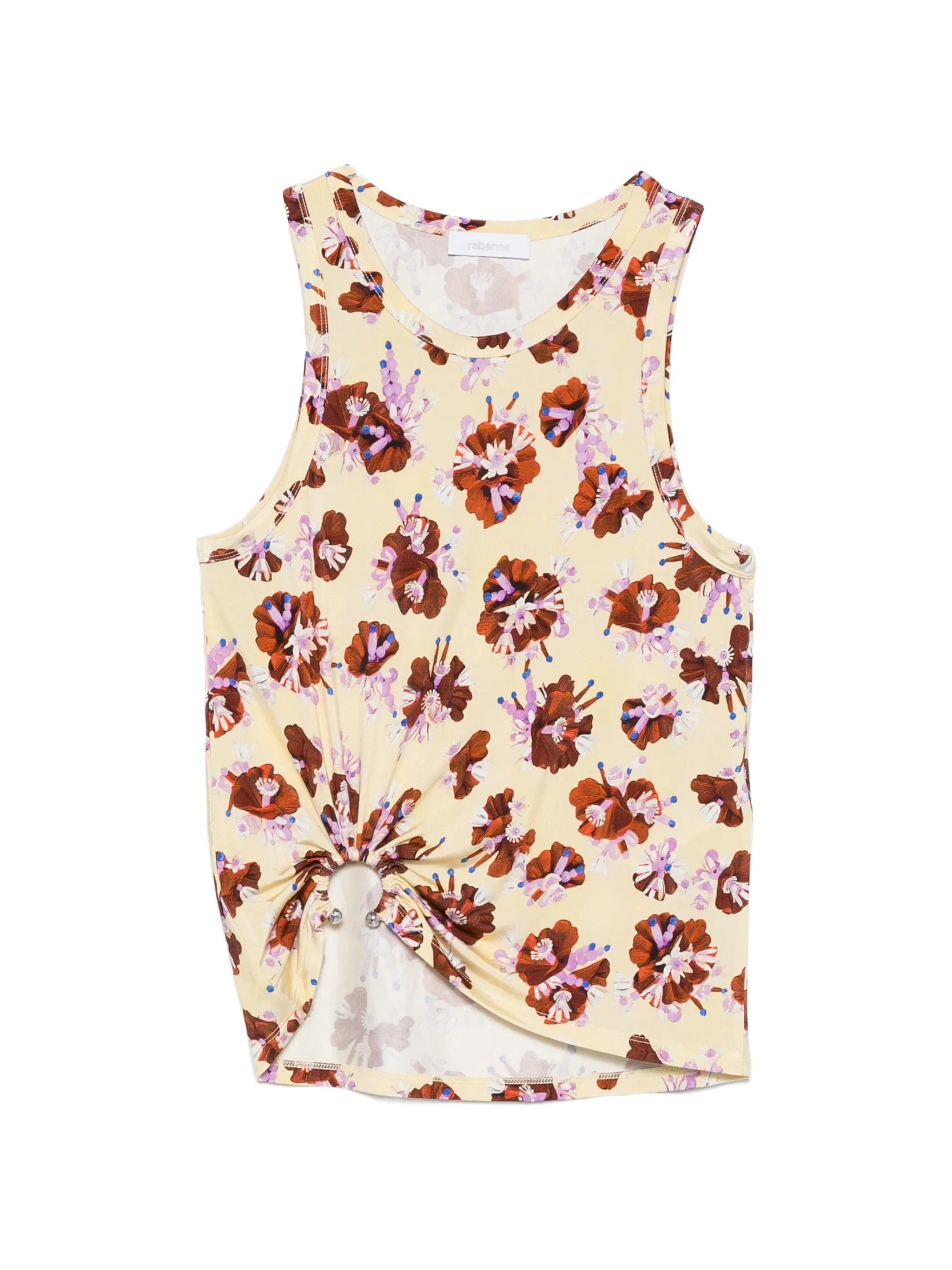 Rabanne floral - pattern ring - detail top
