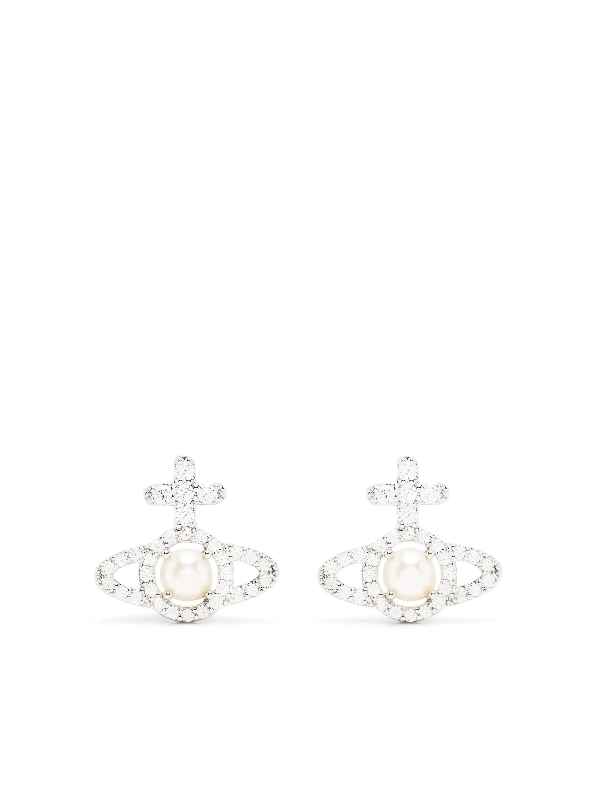 Vivienne Westwood orb pearl earrings