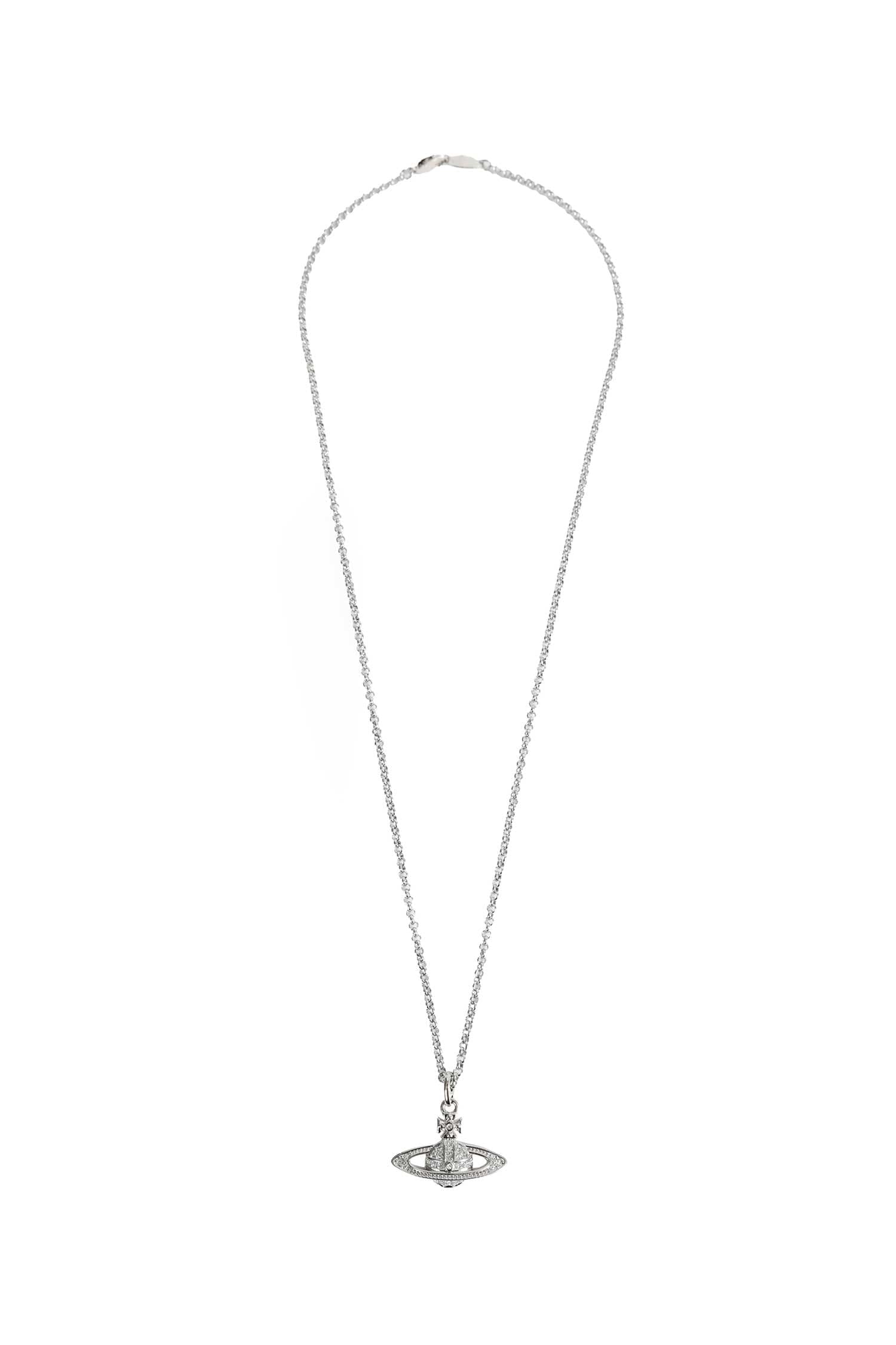 Vivienne Westwood Mini Bas Relief Orb Pendant Necklace