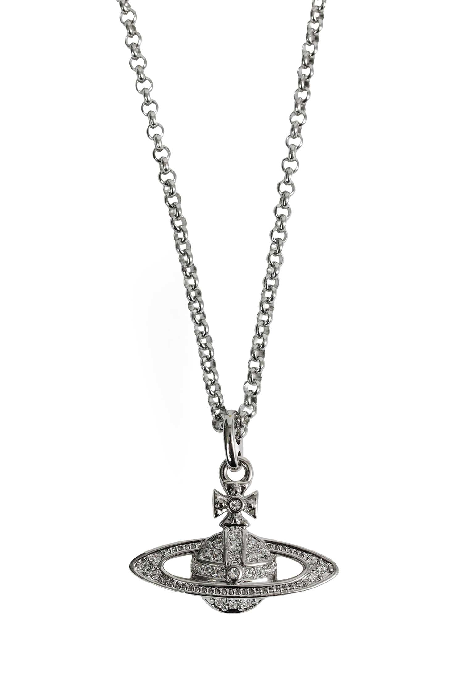 Vivienne Westwood Mini Bas Relief Orb Pendant Necklace