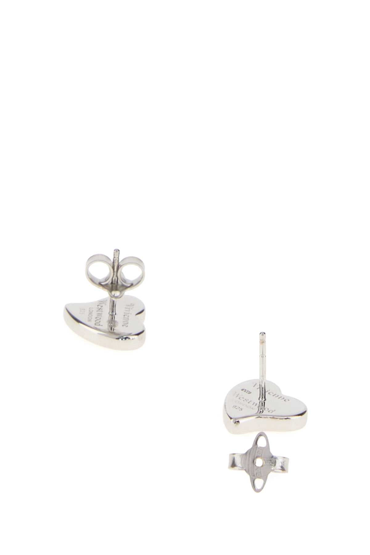Vivienne Westwood Platinumgold Metal Fibre Earrings — Platinumgold