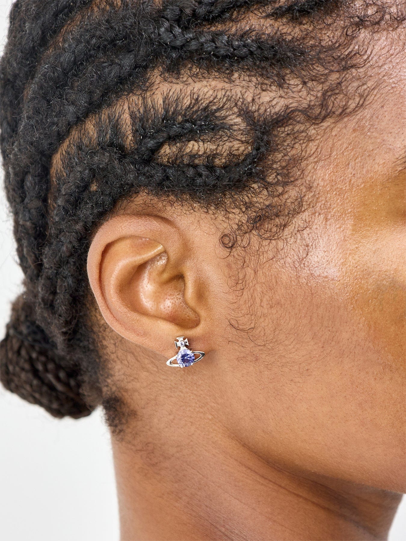 Vivienne Westwood Reina Stud Earrings Lavender