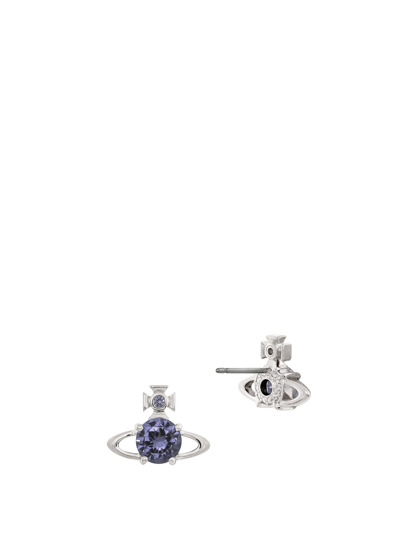 Vivienne Westwood Reina Stud Earrings Lavender