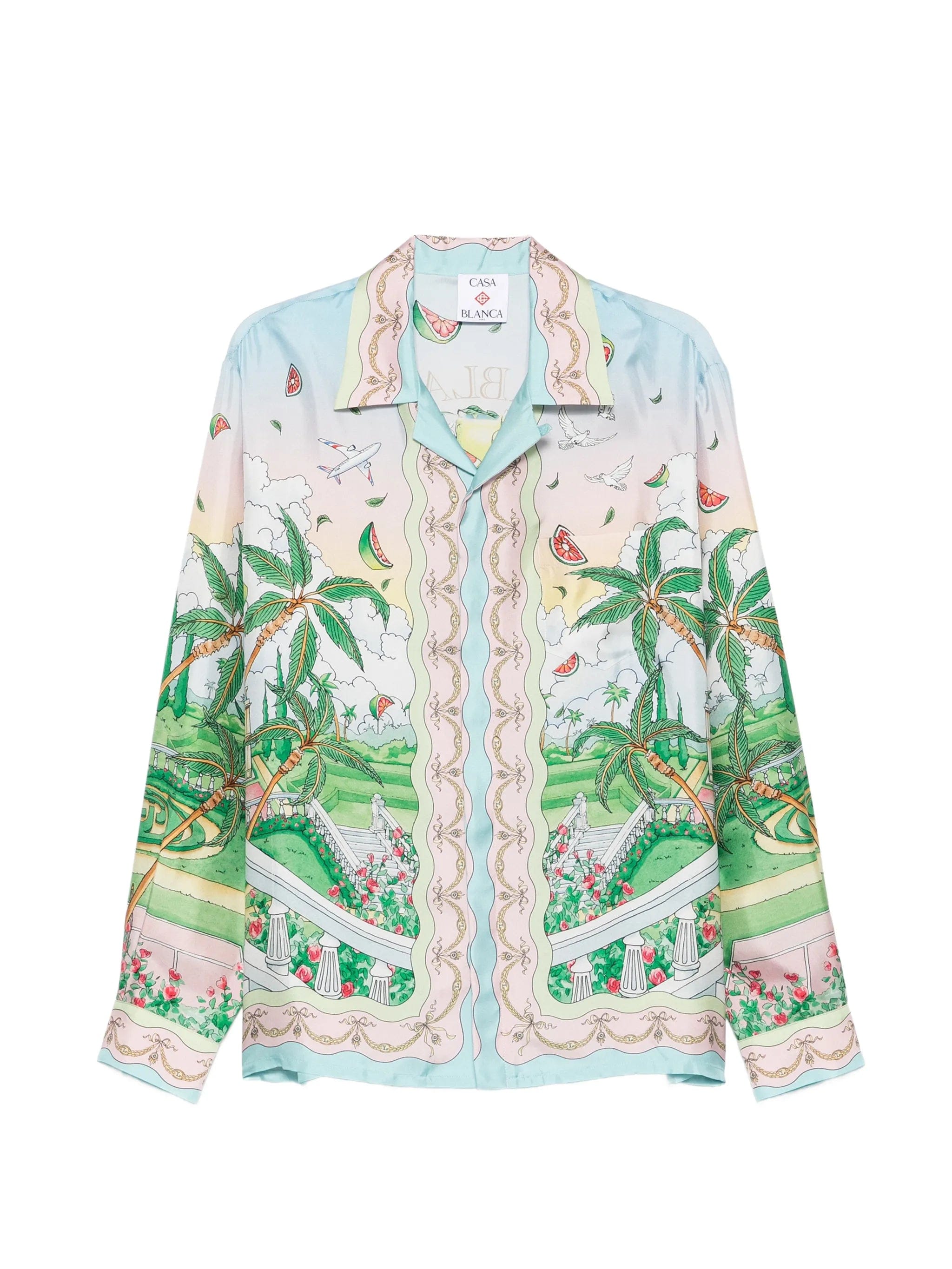 Casablanca Ladurée tree - print shirt