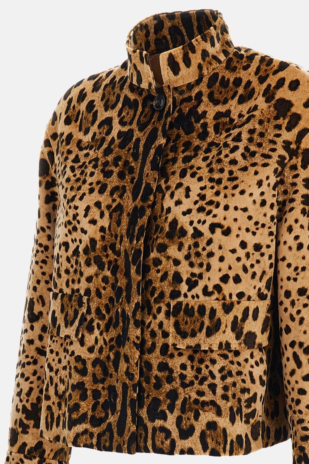 Max Mara Studio GIACCA IN VELLUTO STAMPATO