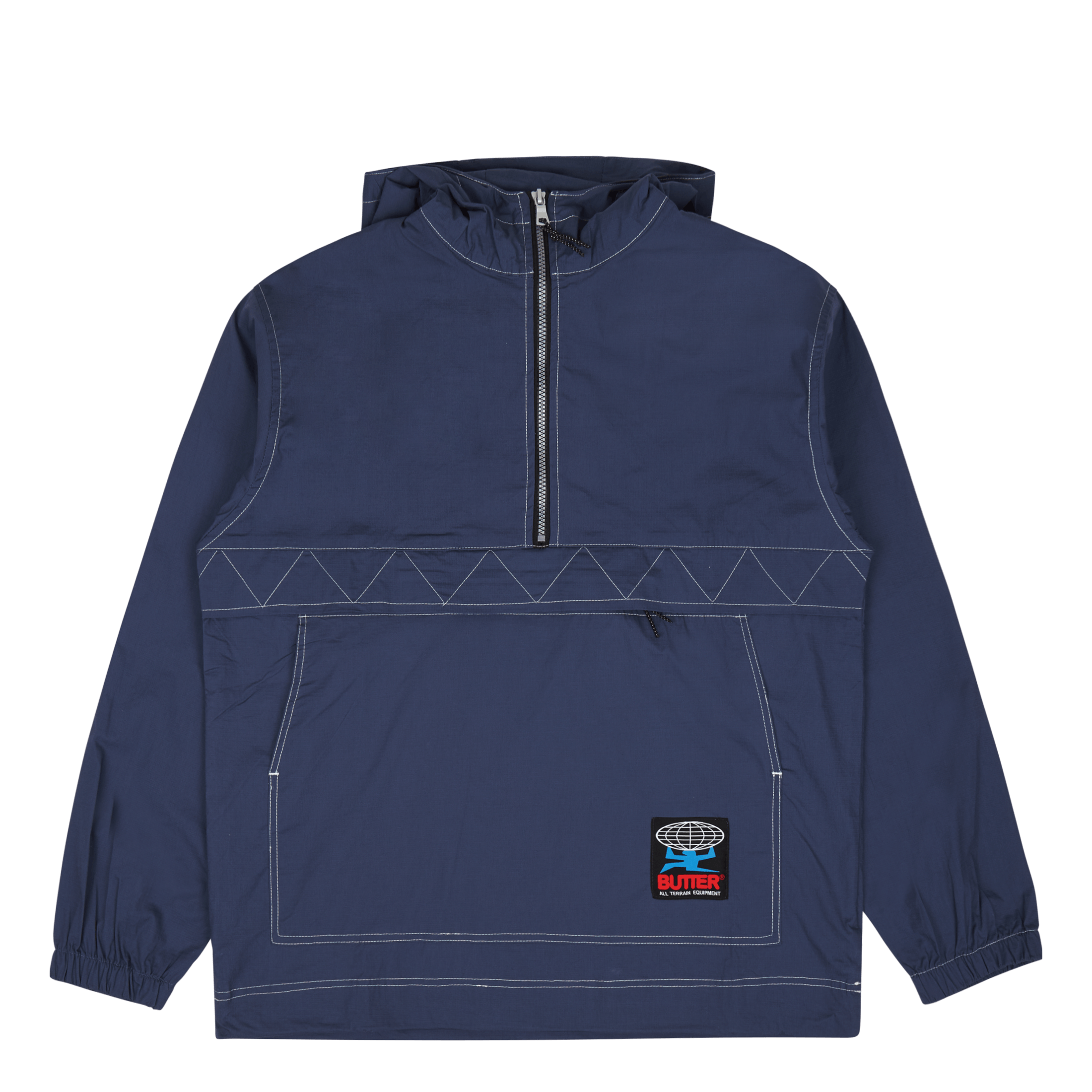 Butter Goods Terrain Contrast Stitch Jacket Navy