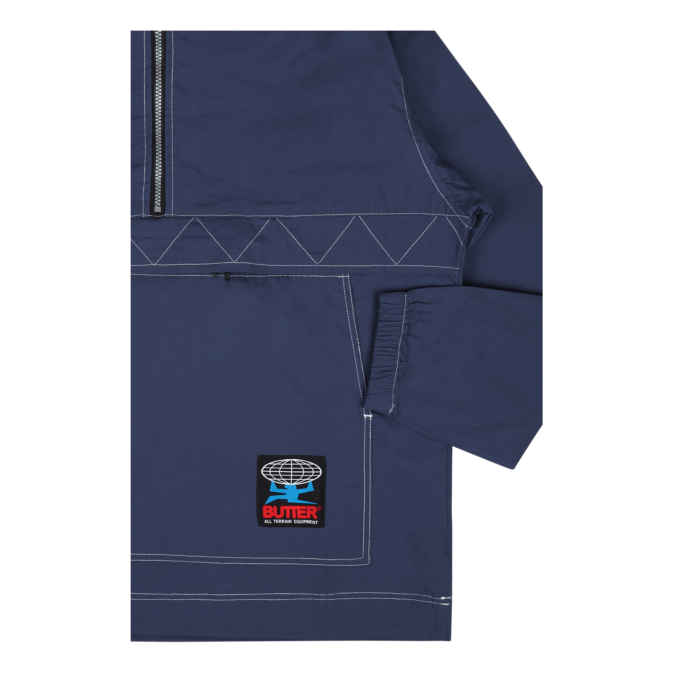 Butter Goods Terrain Contrast Stitch Jacket Navy