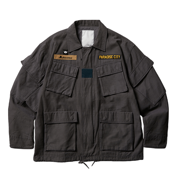Liberaiders Garmentdyed Tactical Jacket Charcoal