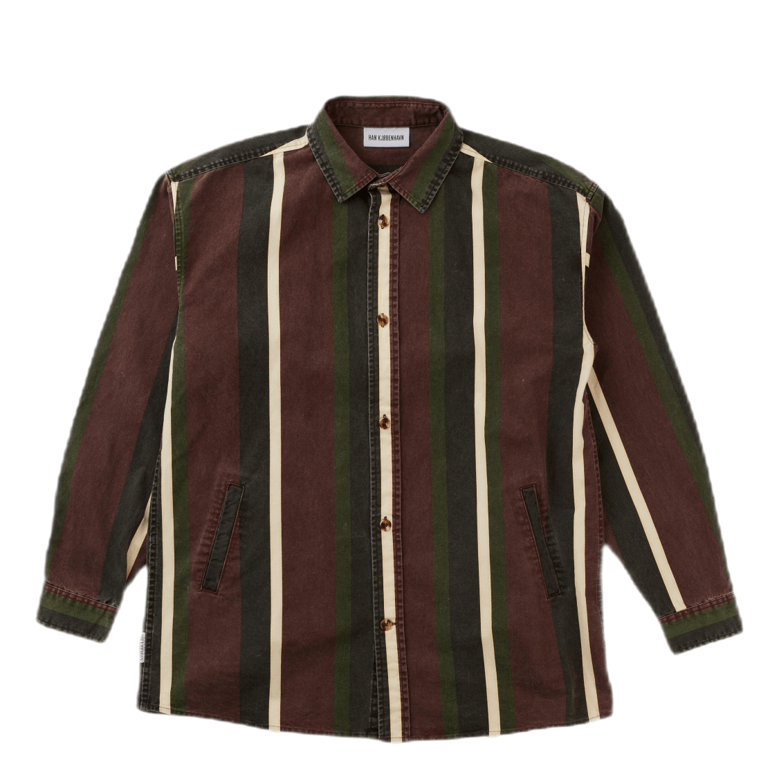 Han Kjobenhavn Shirt Jacket Dark Stripe