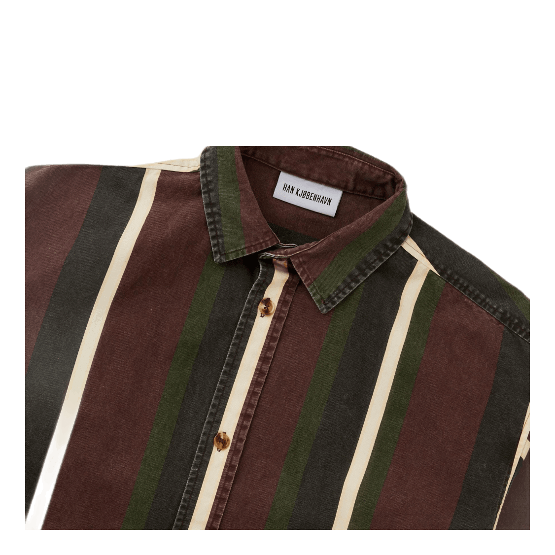 Han Kjobenhavn Shirt Jacket Dark Stripe