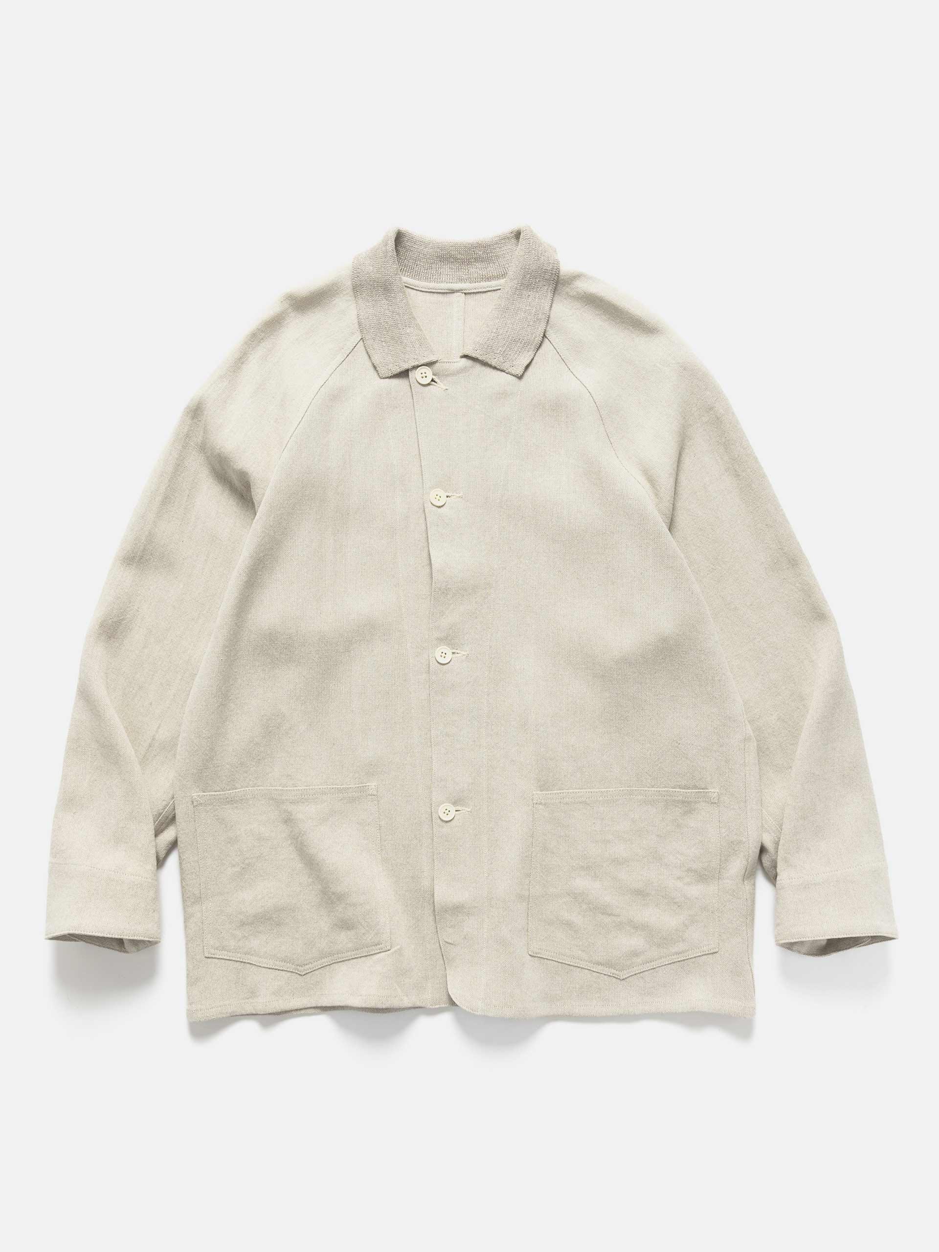 Batoner Ochiwata Linen Hopsack Coverall Natural