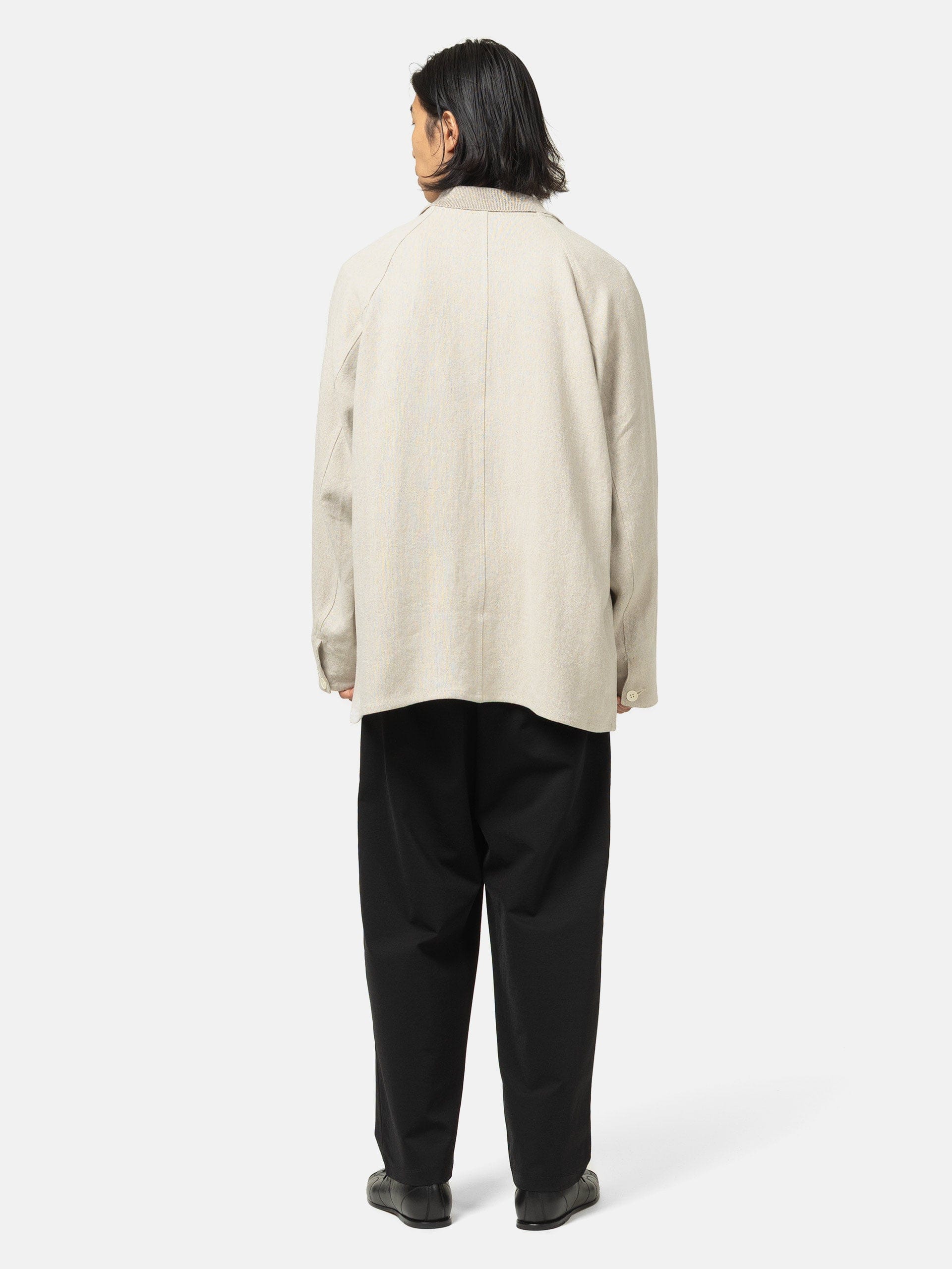 Batoner Ochiwata Linen Hopsack Coverall Natural