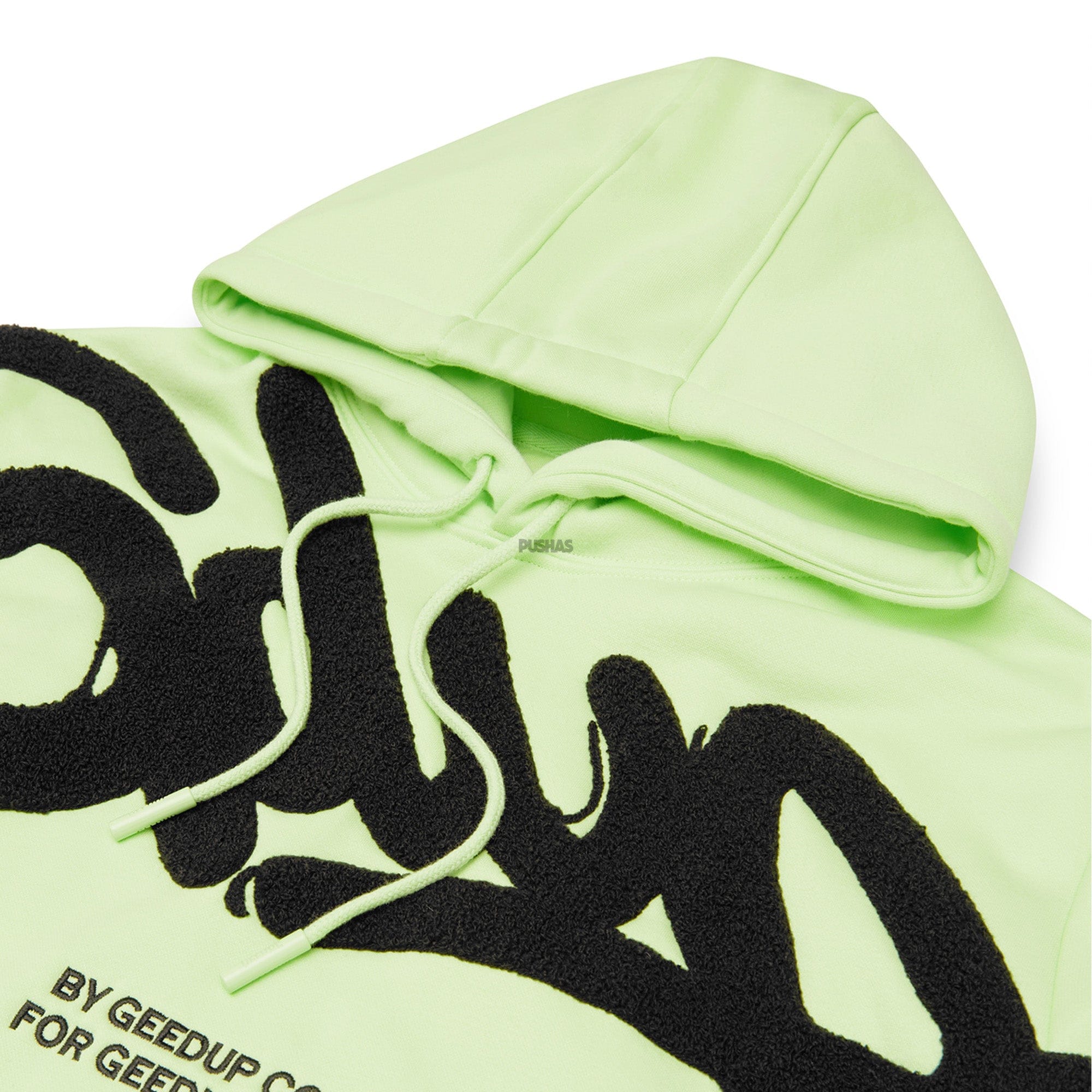 Geedup Handstyle Hoodie Pastel Green Black (2022)